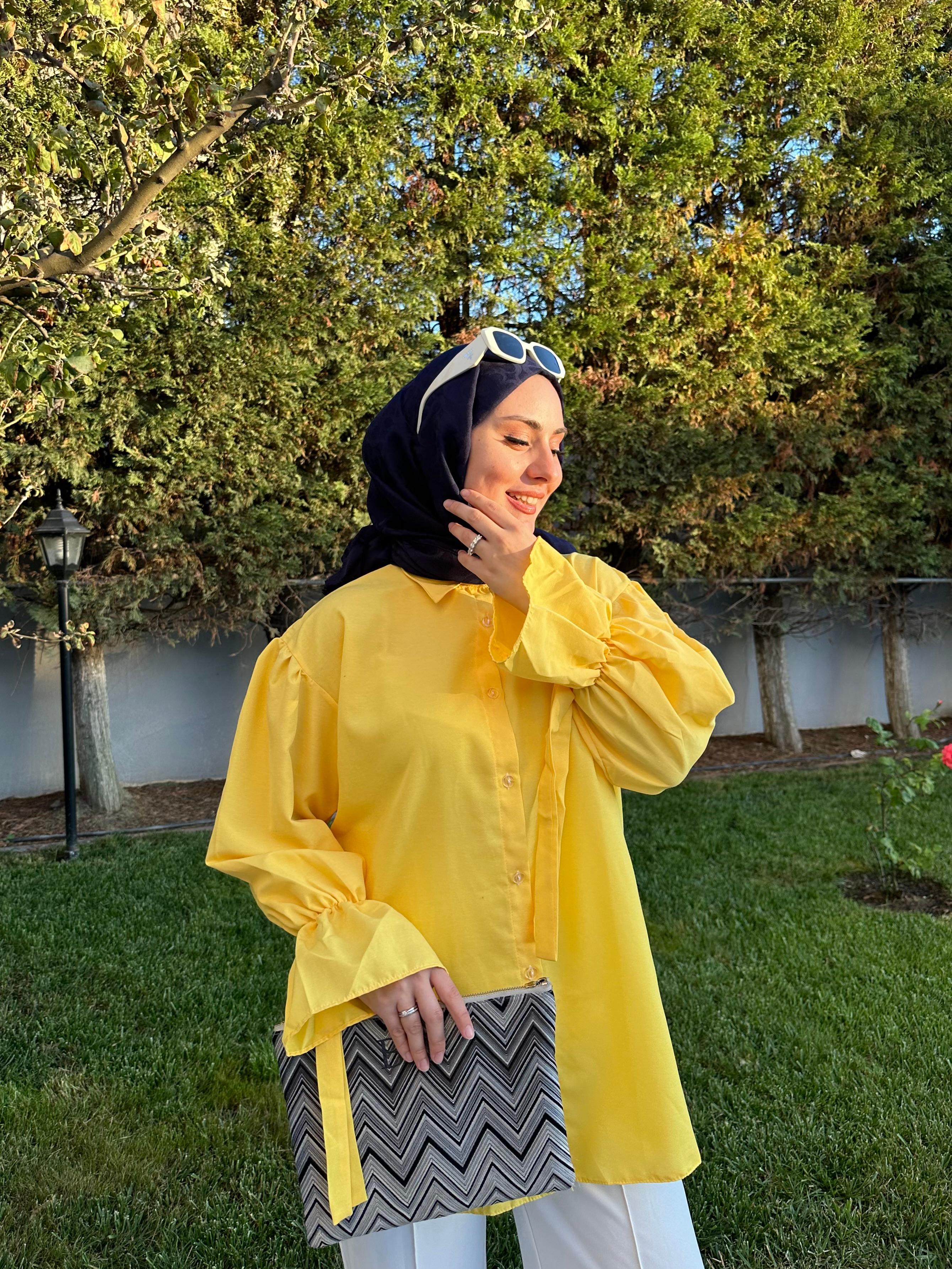 Bloom Gömlek Sarı