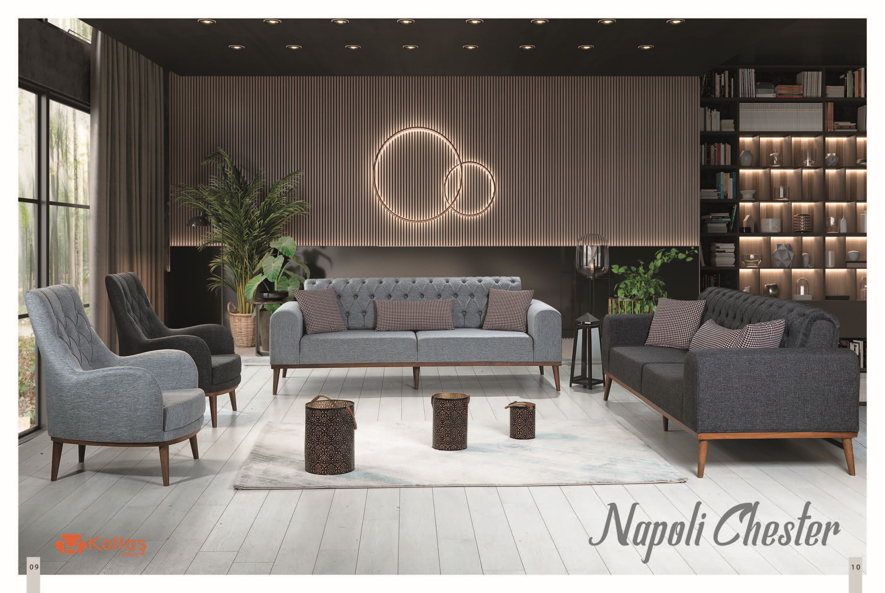 Napoli Chester Salon Tk. (3+3+1)