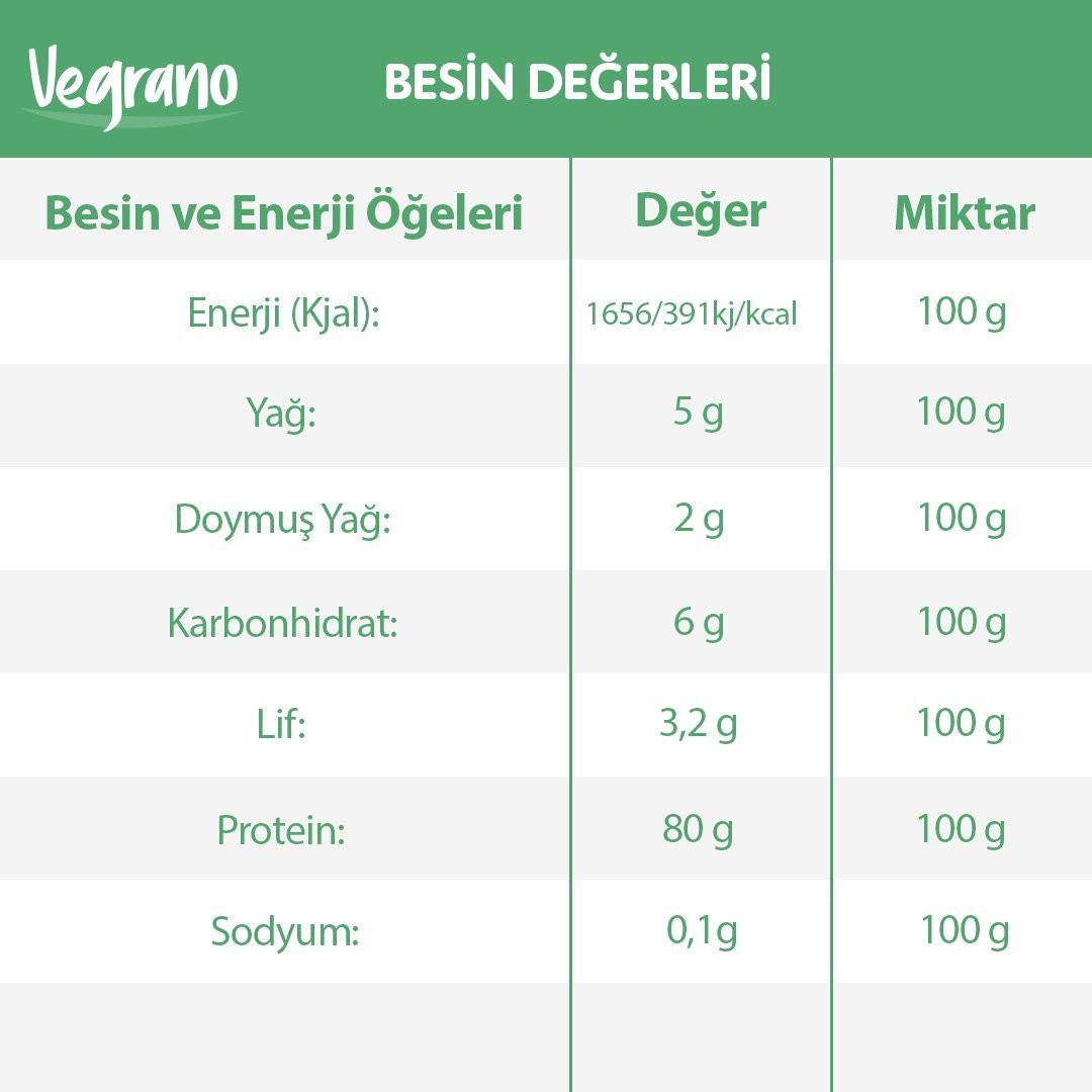 Vegrano Pirinç Protein Tozu