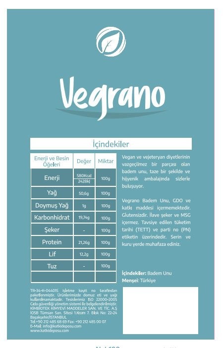 Vegrano Badem Unu 100 g x 3