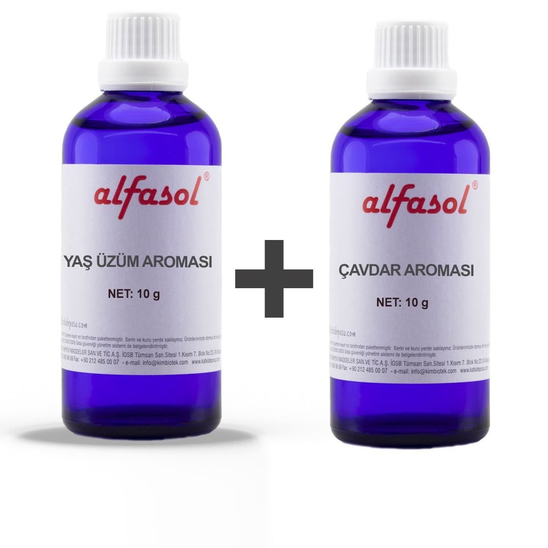 Alfasol Yaş Üzüm Aroması 10 Gr + Çavdar Aroması 10 Gr