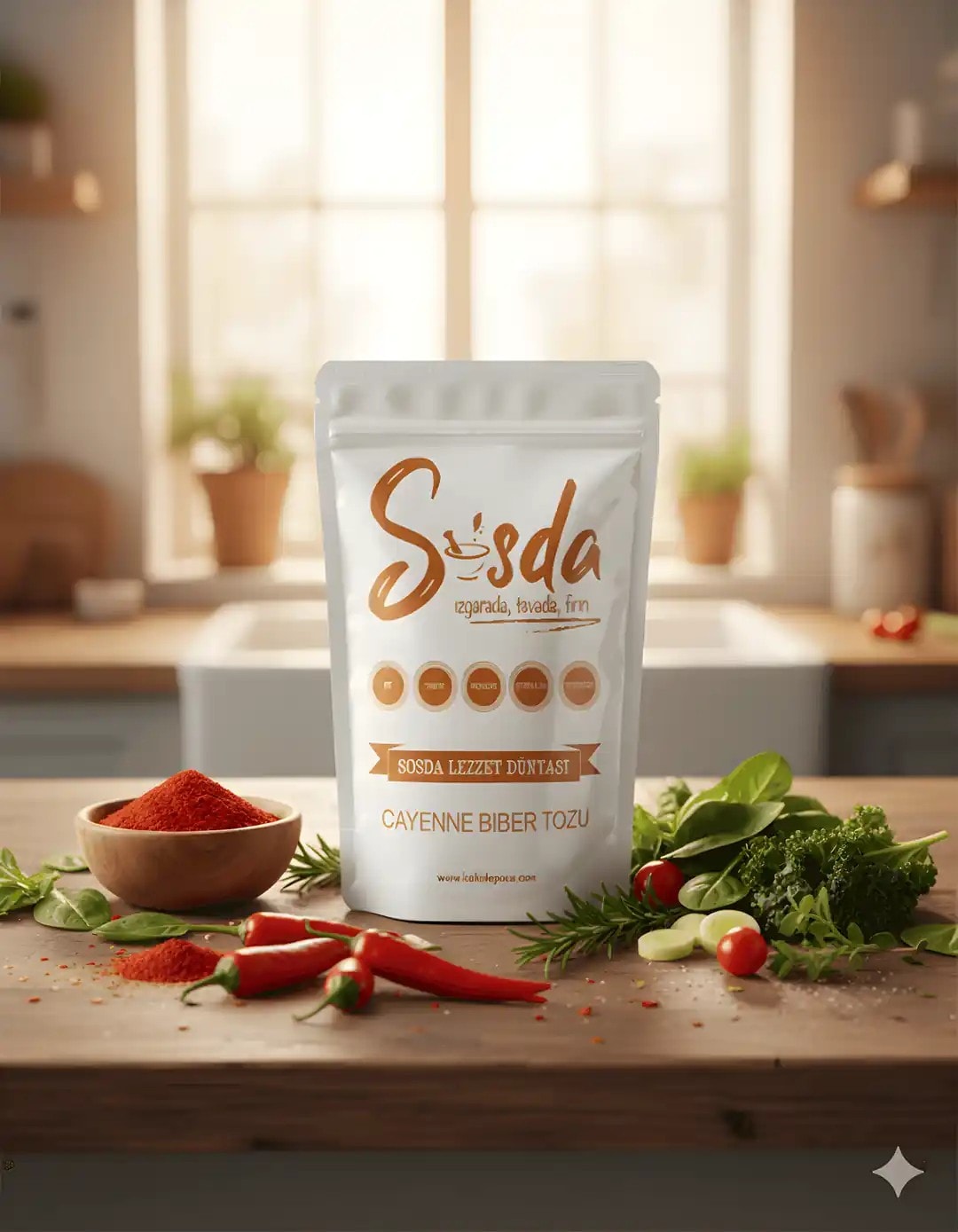 Sosda Cayenne Biber Tozu (Capsicum Annuum)
