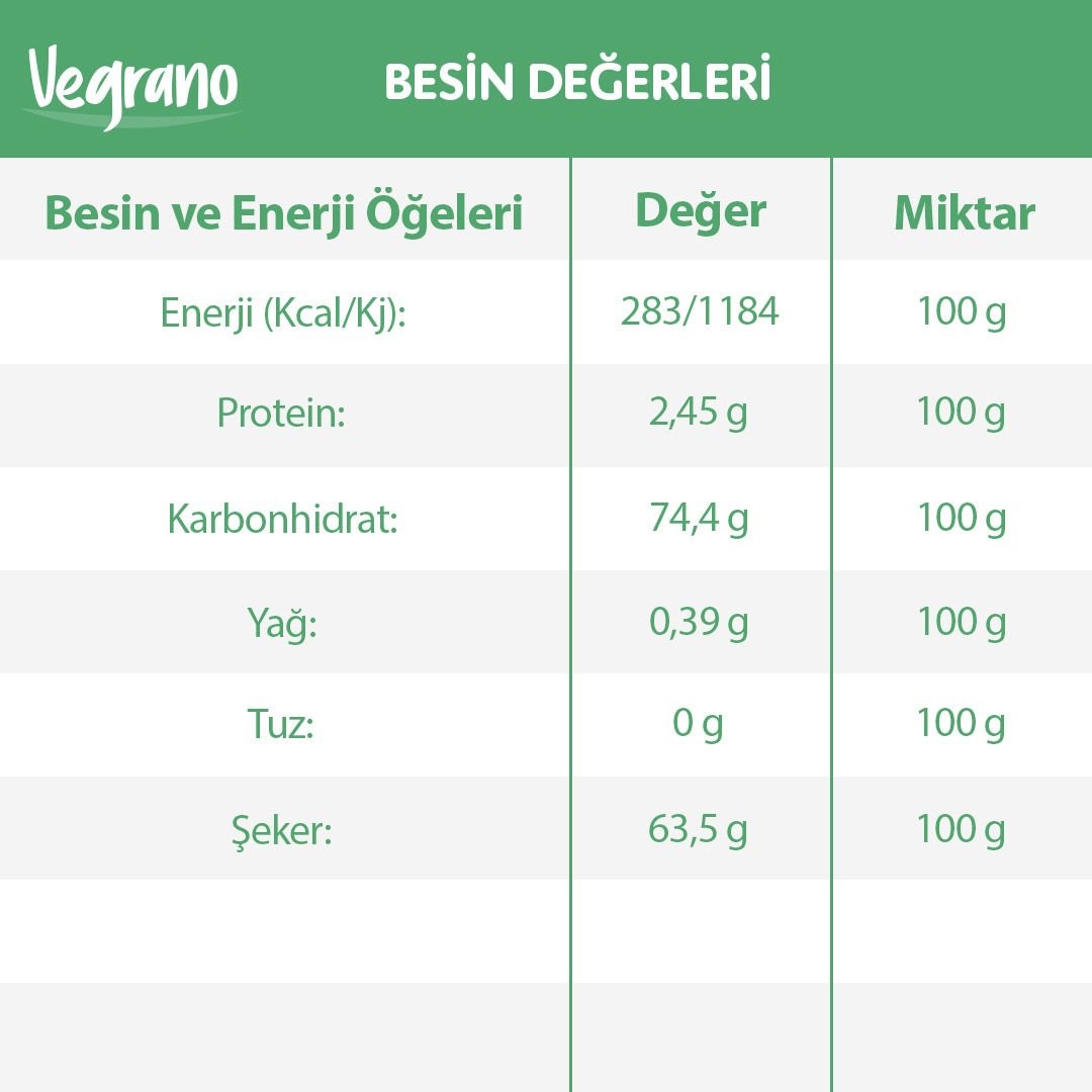 Vegrano Hurma Tozu (Hurma Şekeri)