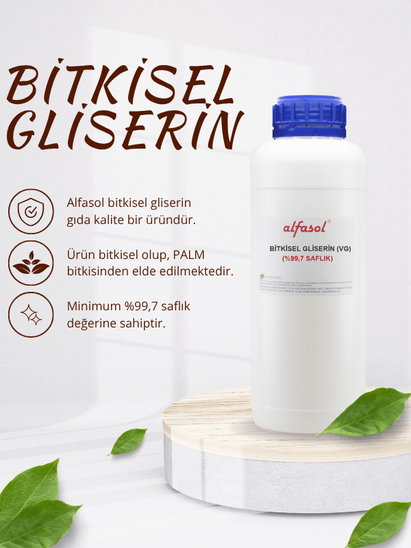 VG (Vegatable Gliserin) (Bitkisel Gliserin)