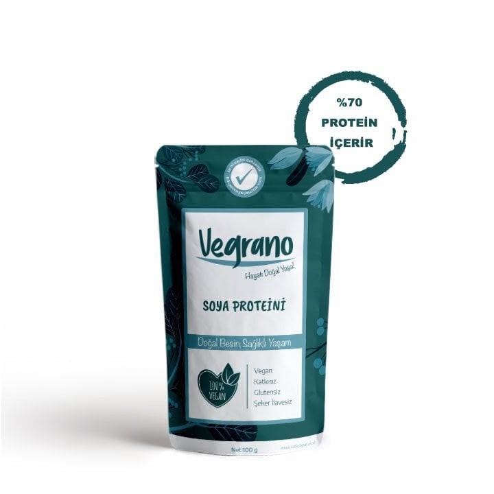 Vegrano Soya Proteini (%70'lik Protein) 100 g