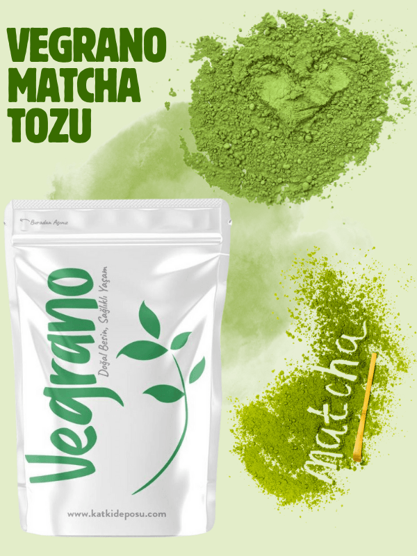 Vegrano Matcha Tozu (Yeşil Çay Tozu)