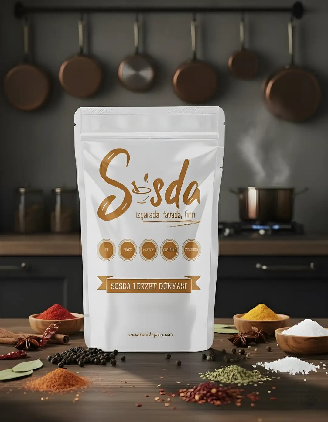 Sosda Acı Ketçaplı Mısır Çeşni