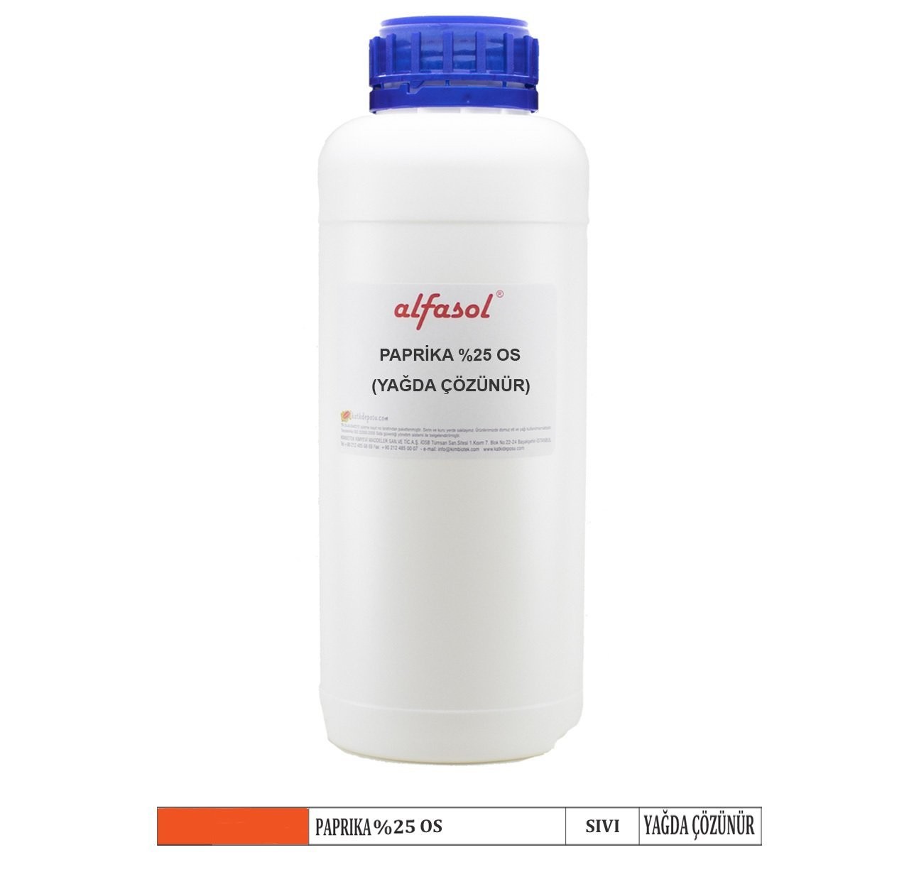Paprika %25 OS (Yağda Çözünür)