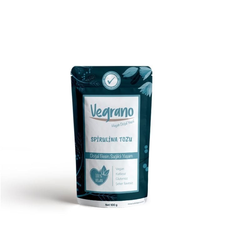 Vegrano Spirulina Toz 100 g