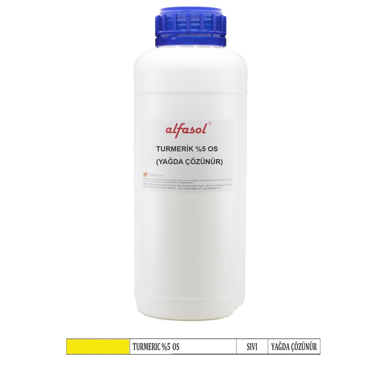 Turmerik %5 OS (Yağda Çözünür)