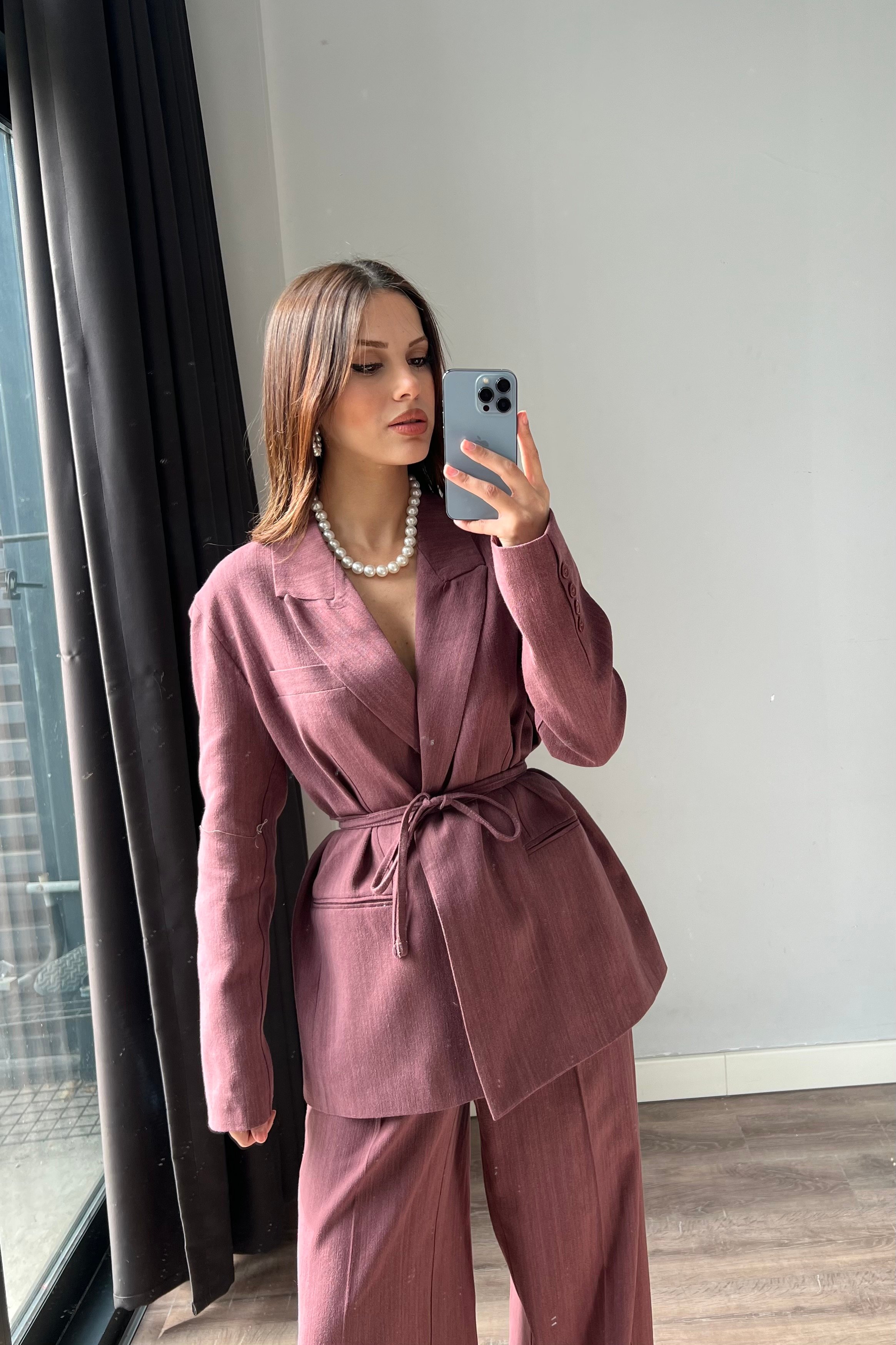 KETEN BAĞLAMALI CEKET TAKIM