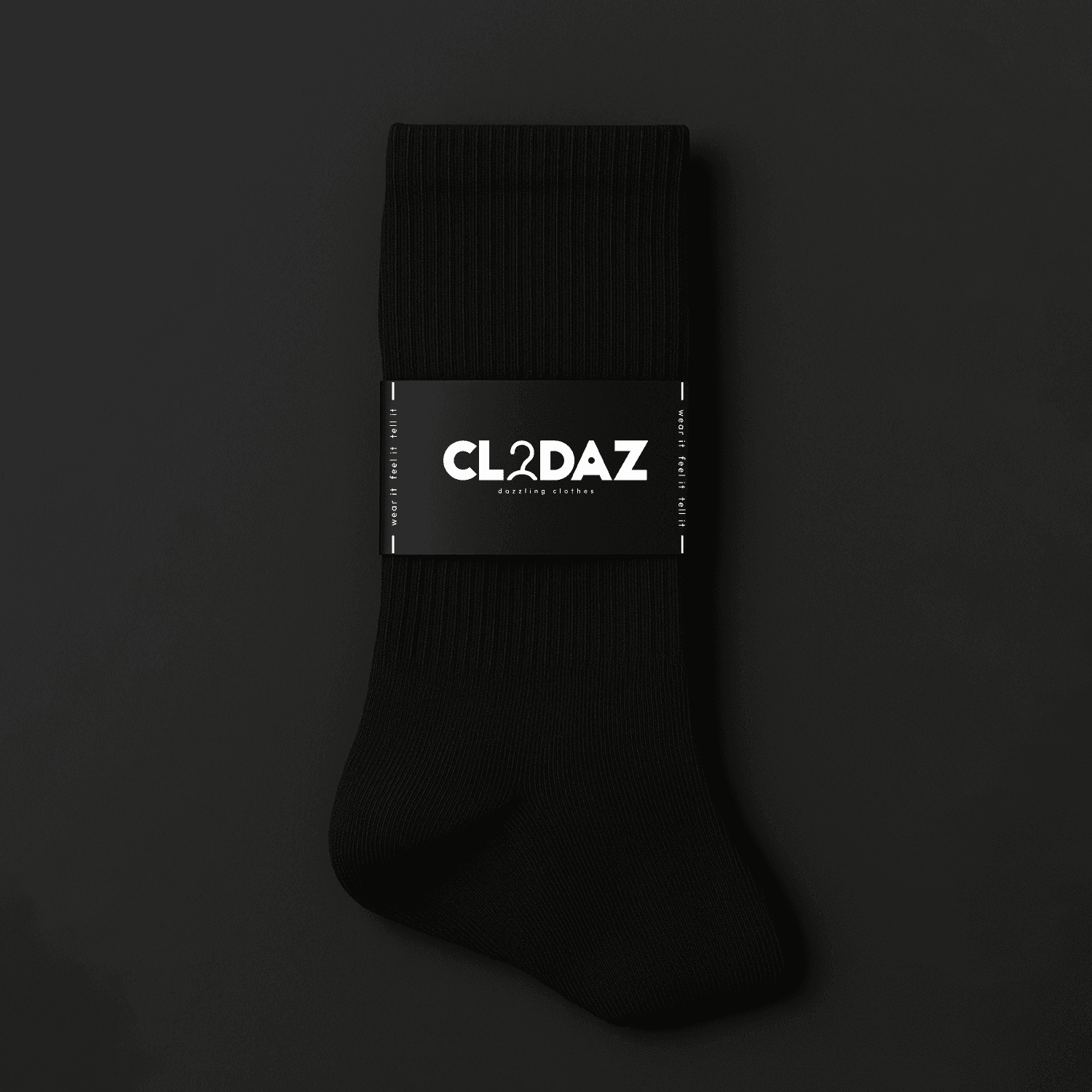 Siyah Clodaz Çorap