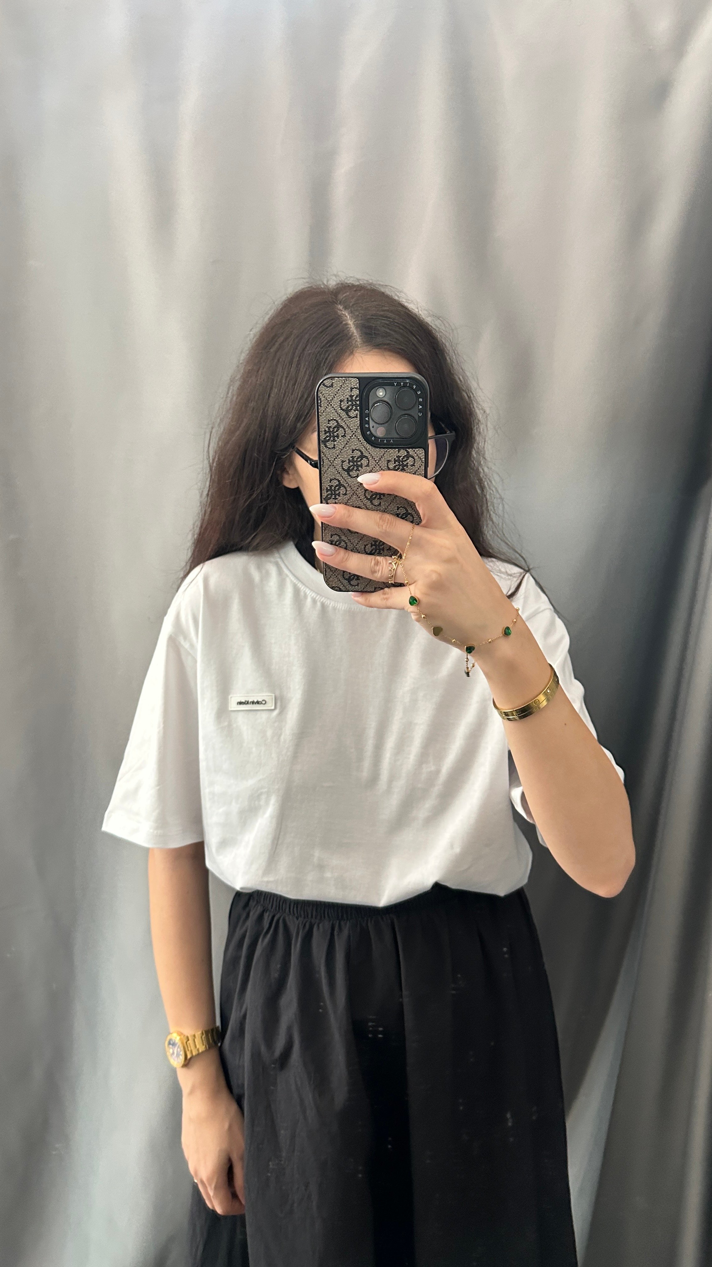 beyaz silikon amblem tshirt