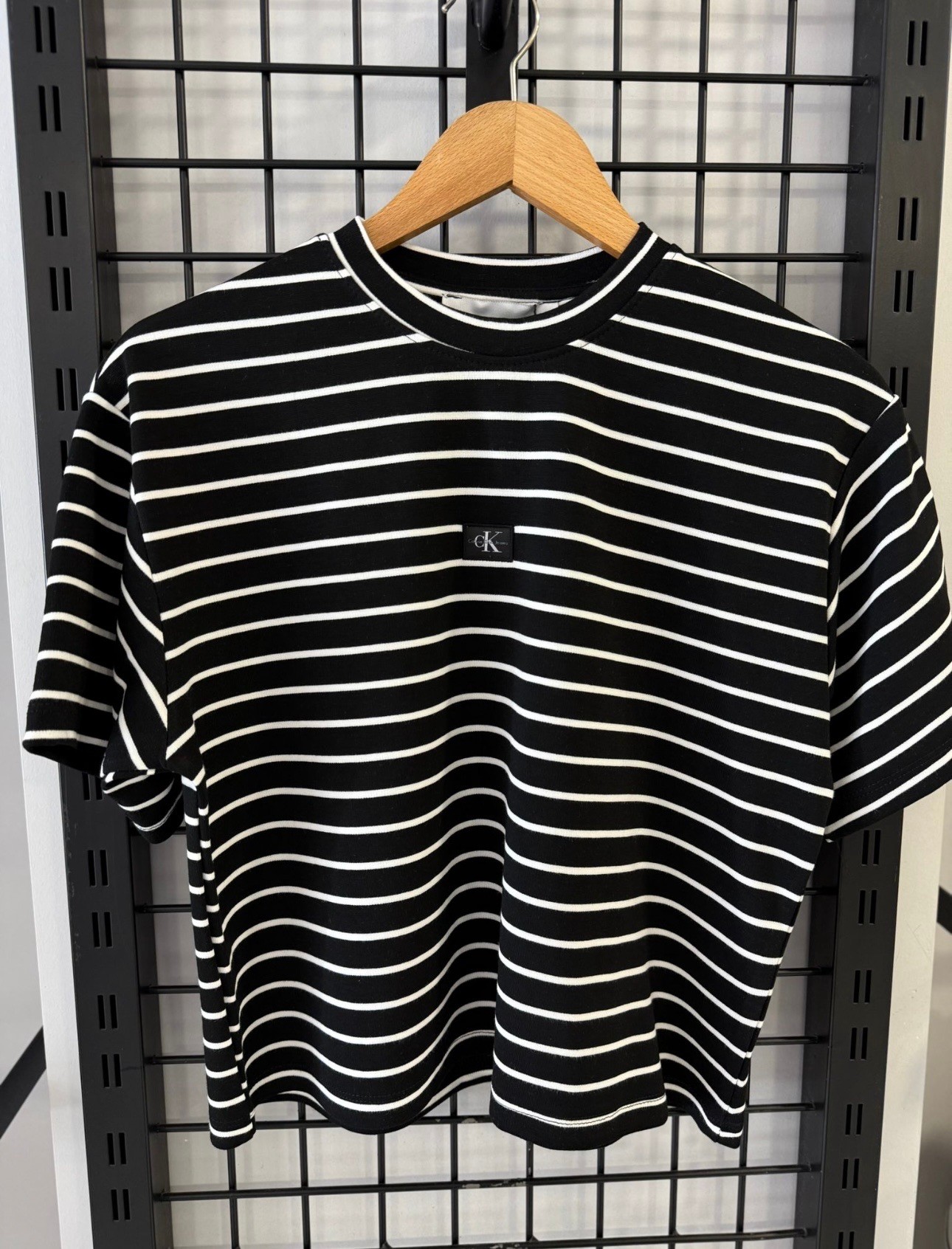 çizgili basic tshirt 
