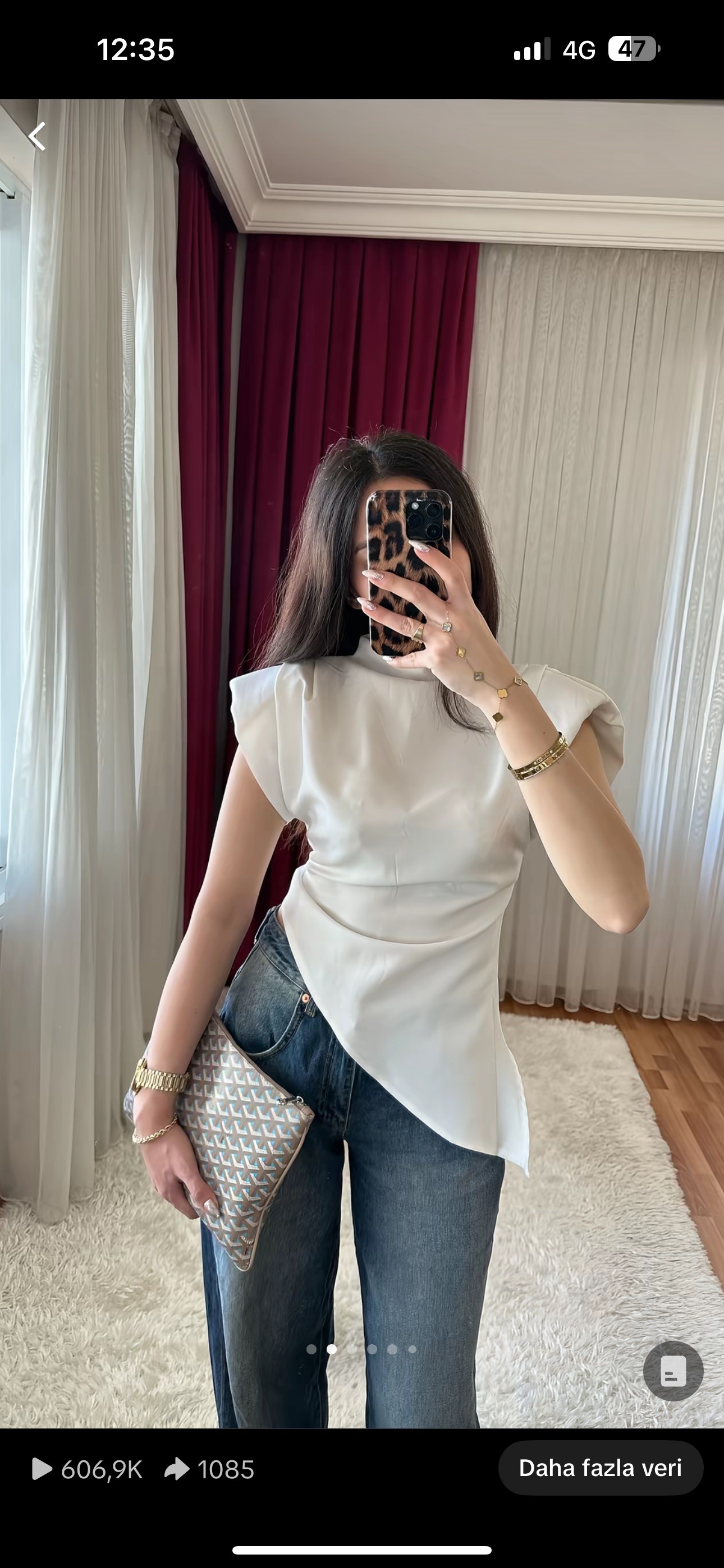 beyaz vatkalı bluz