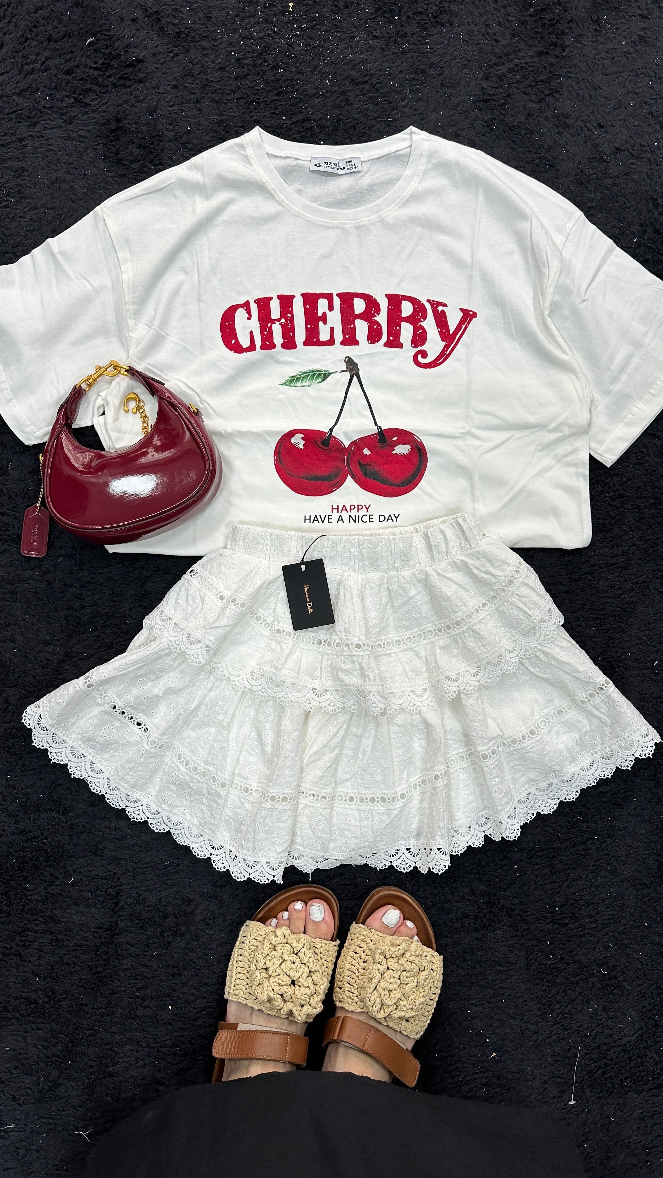 cherry tshirt