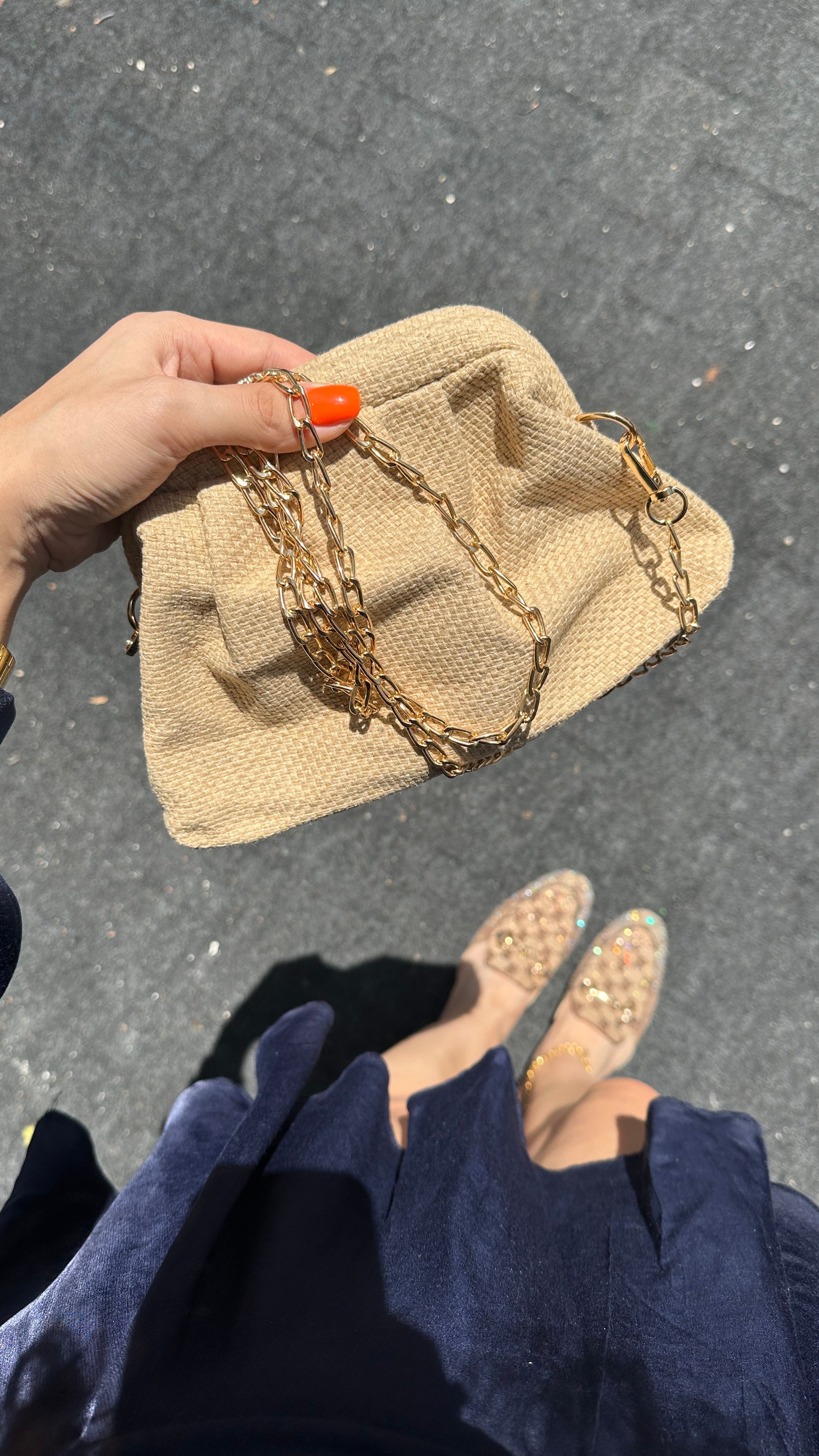 hasır clutch çanta 