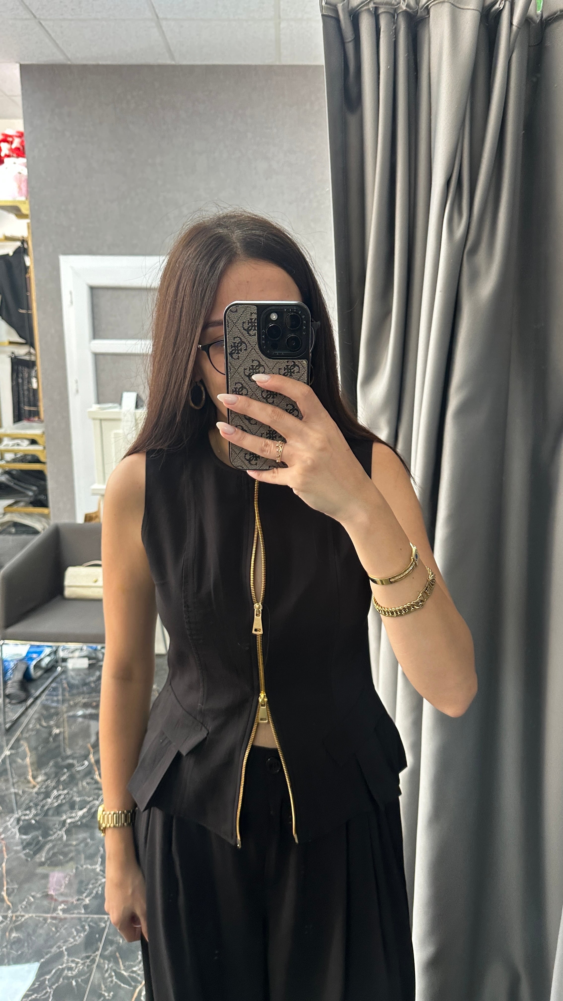 gold fermuarlı tensel takım 