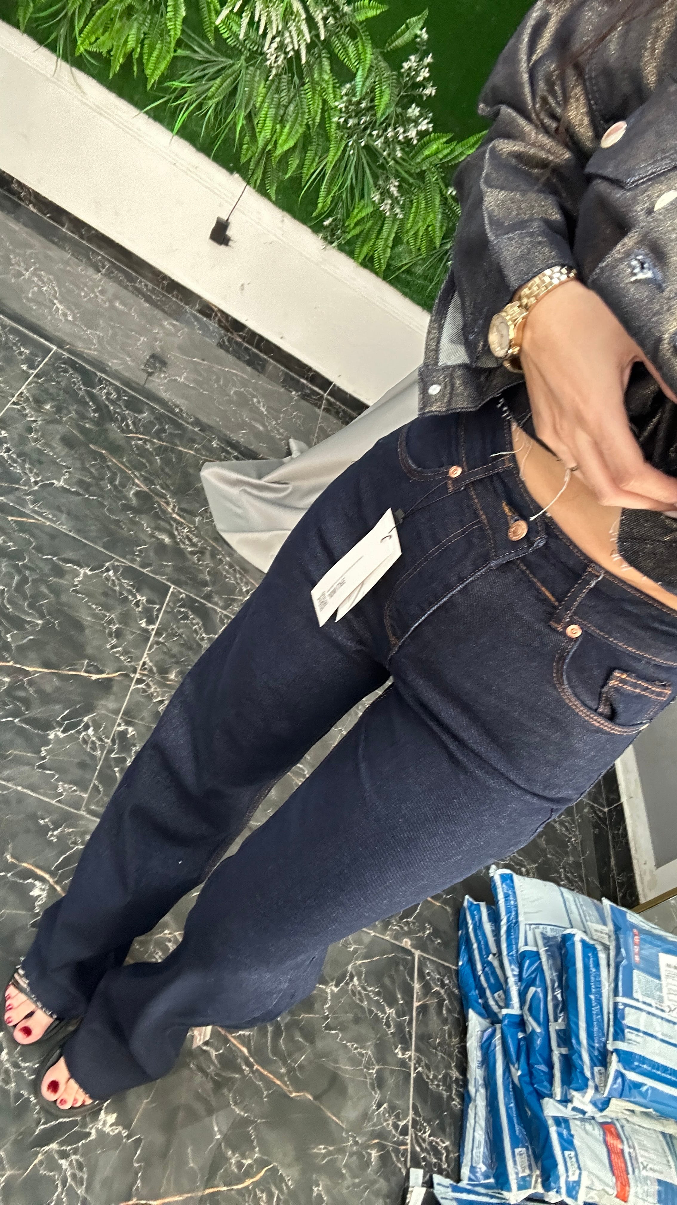 zr koyu ton straight jean 