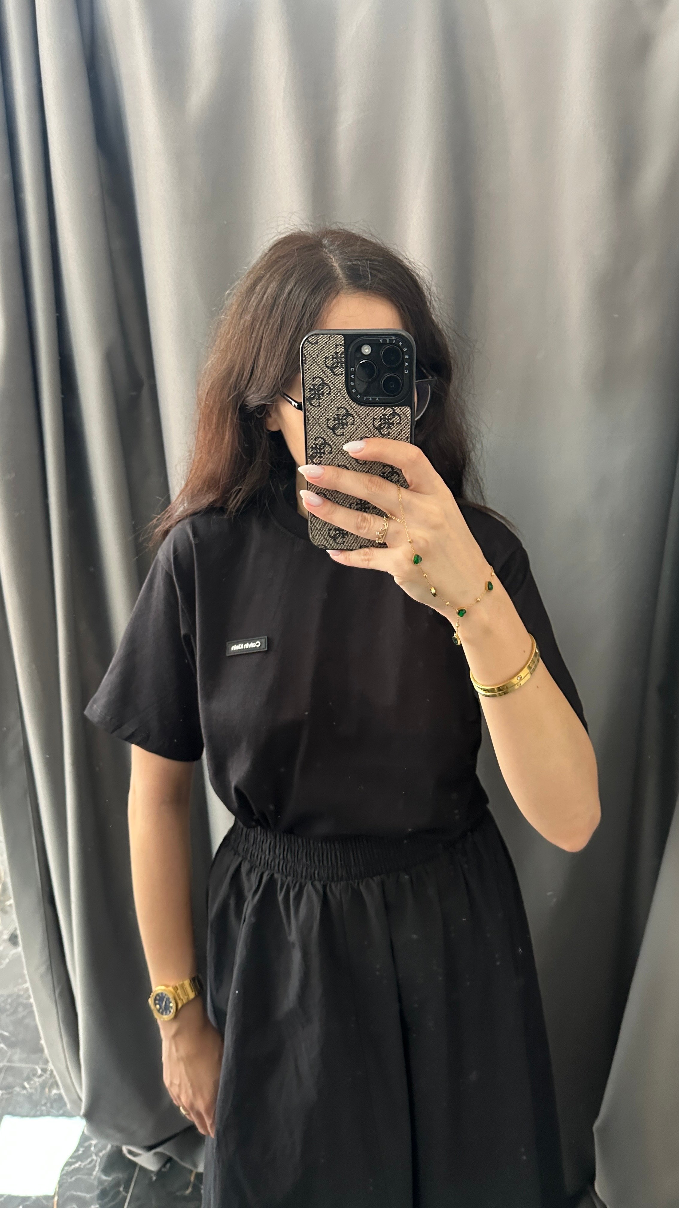 siyah silikon amblem tshirt