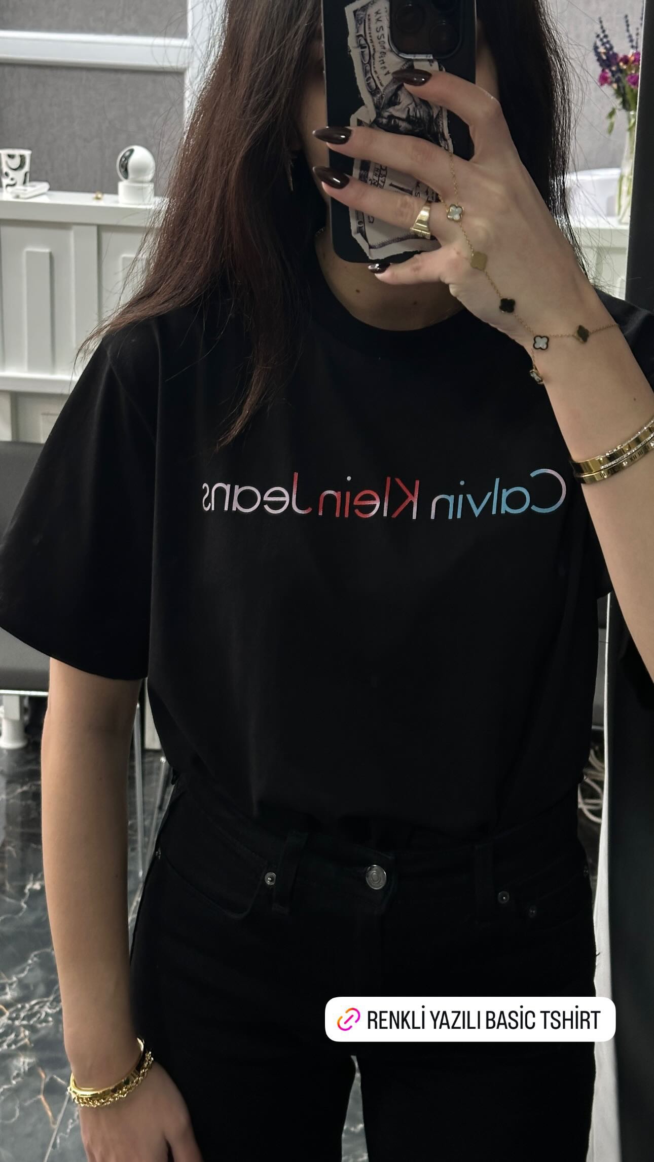 renk geçişli tshirt siyah 