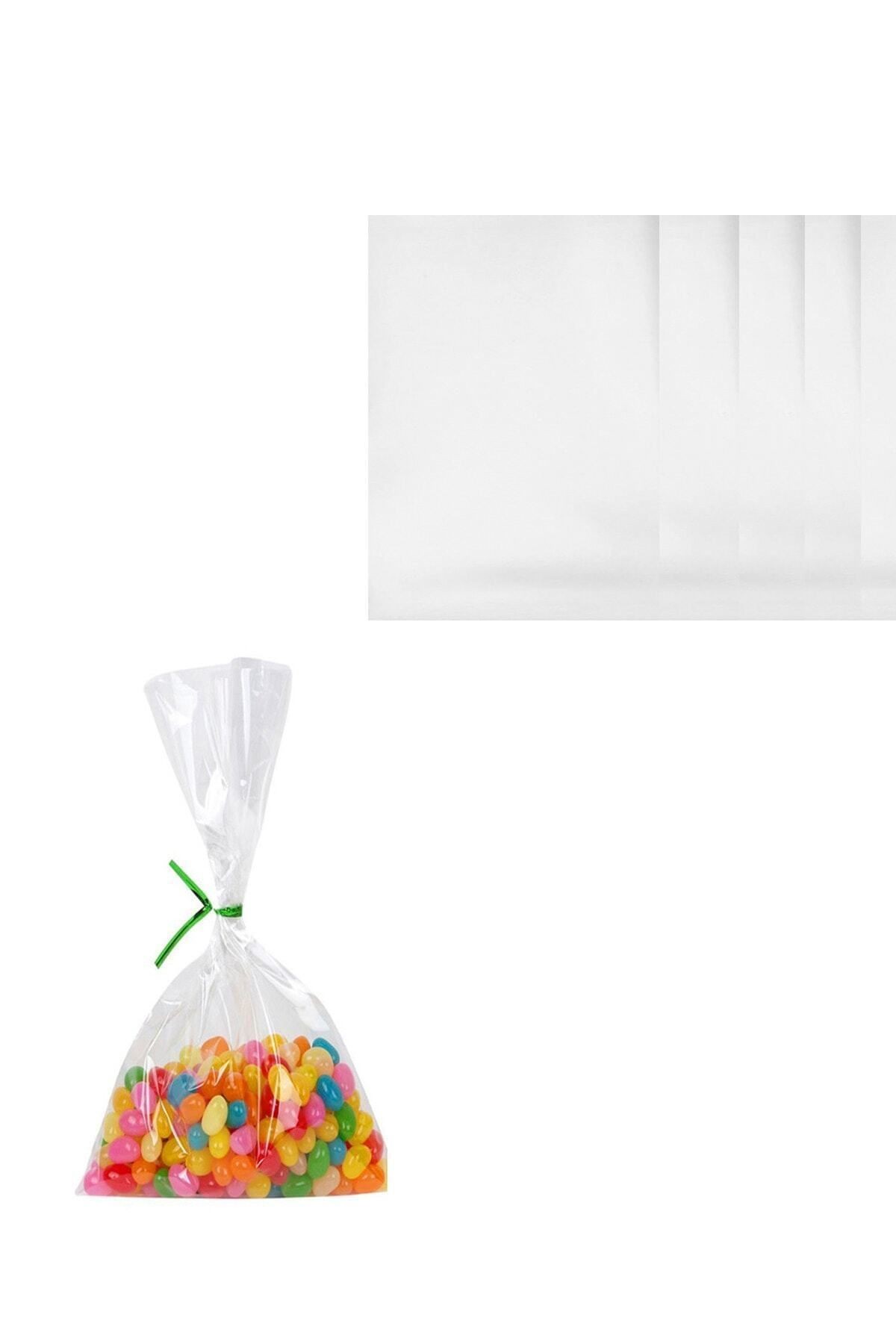 Kurabiye Ve Şekerleme Poşeti Gıda Jelatini 9x15 Cm 100 gr Takribi 100 Adet