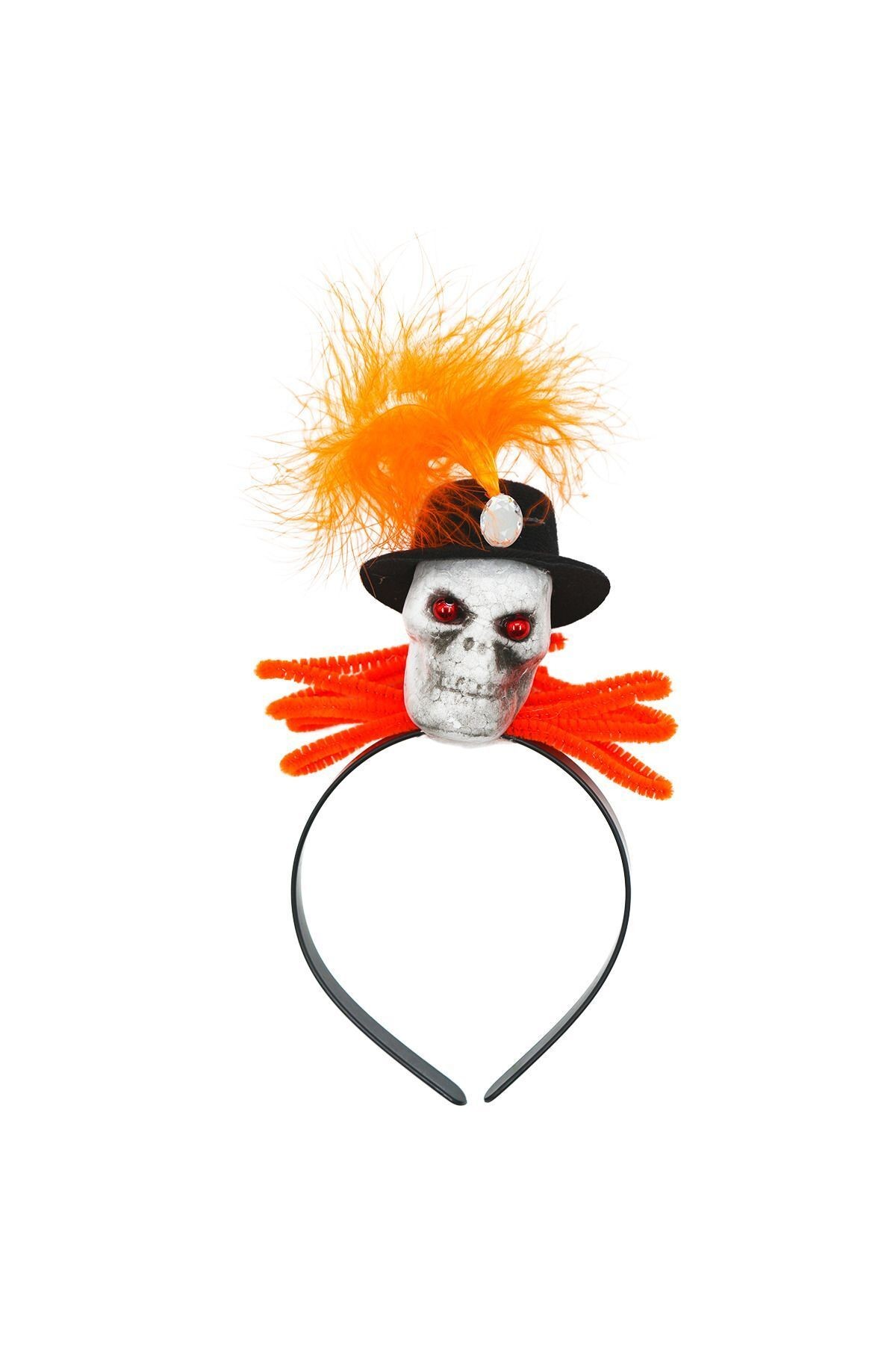 Halloween Temalı Parti Tacı Kurukafa Model