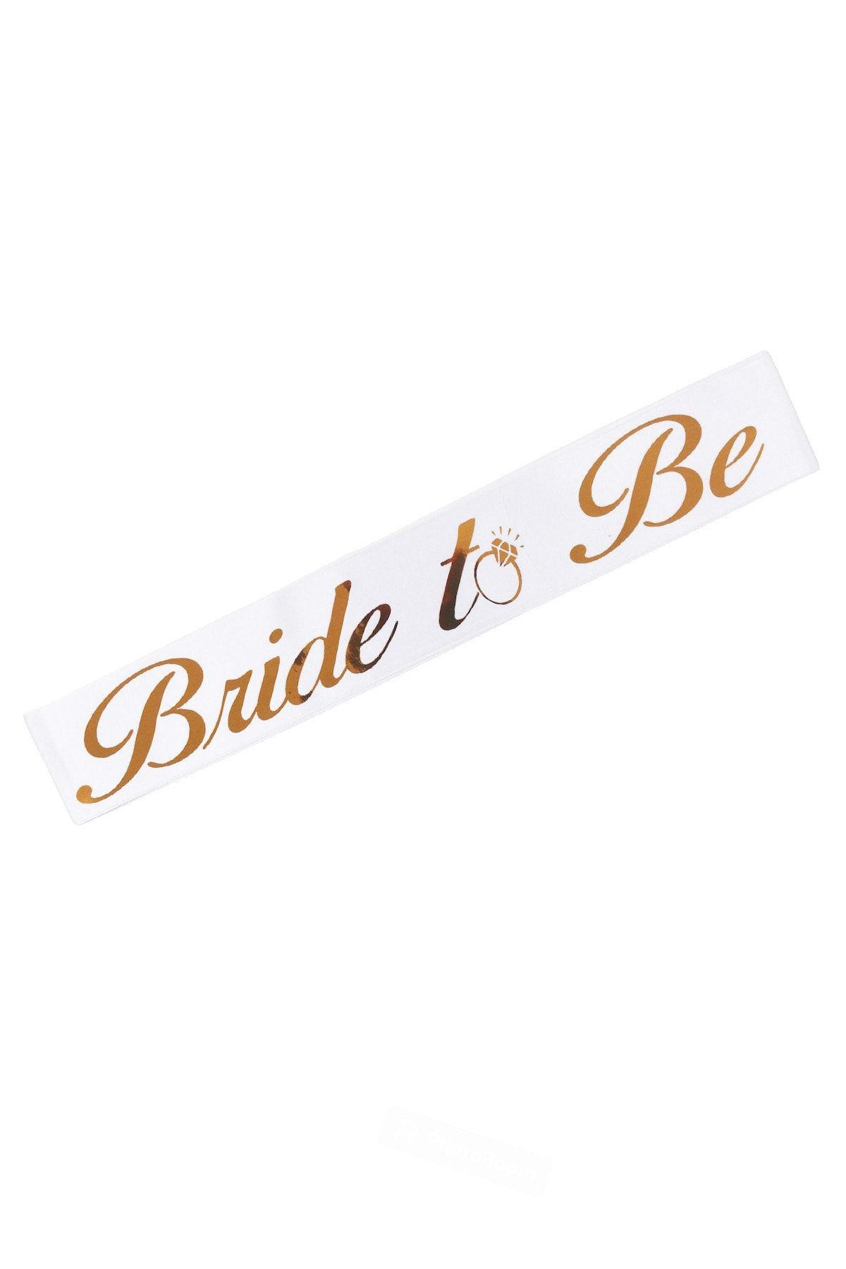Bride To Be Saten Kuşak Gold Baskılı