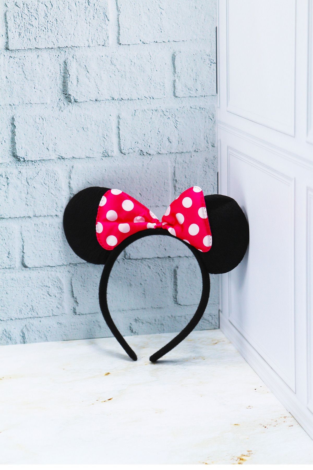 Minnie Mouse Pembe Fiyonklu Taç