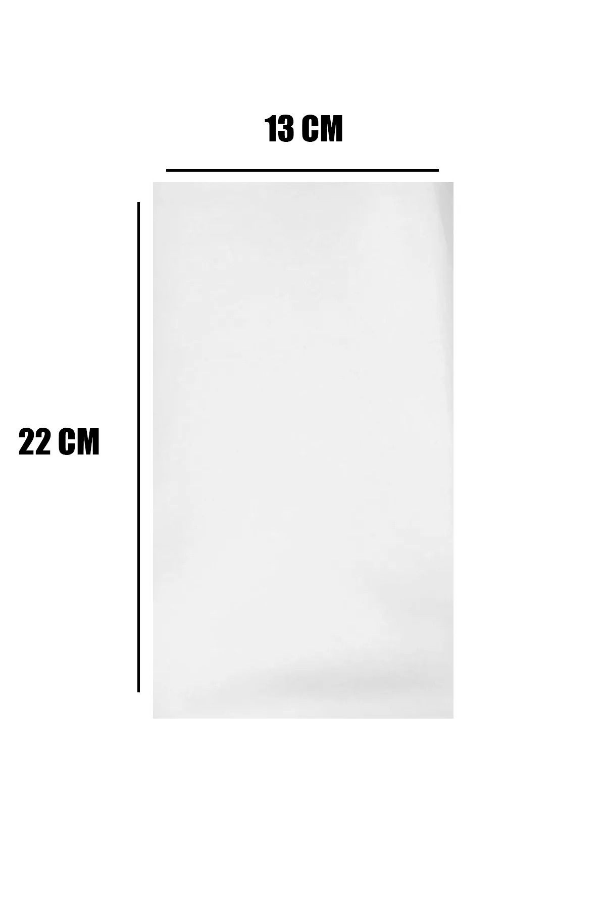 Kurabiye Ve Şekerleme Poşeti Gıda Jelatini 13x22 Cm 100 gr Takribi 50 Adet