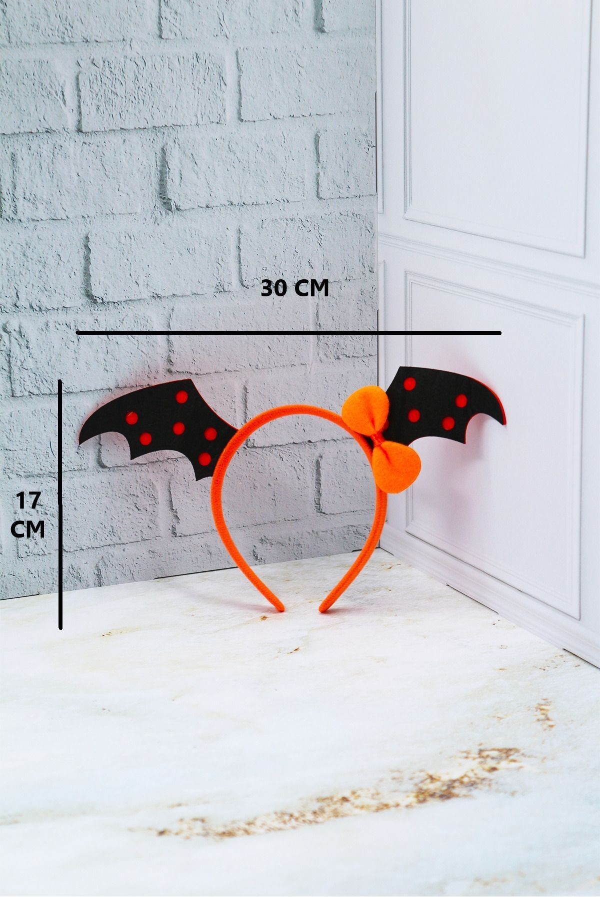 Halloween Temalı Parti Tacı Yarasa Model