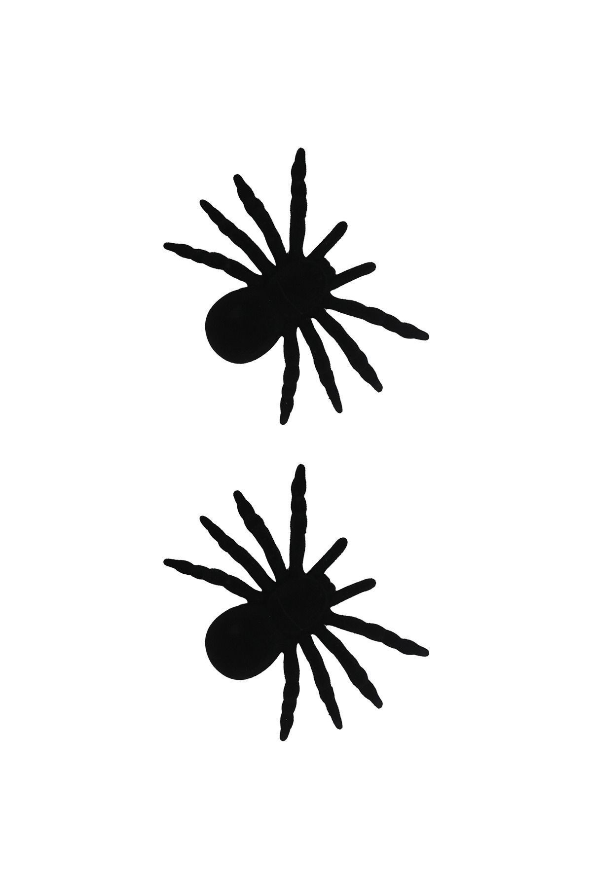 Halloween Siyah Örümcek Tarantula 2 Adet 10x15 cm