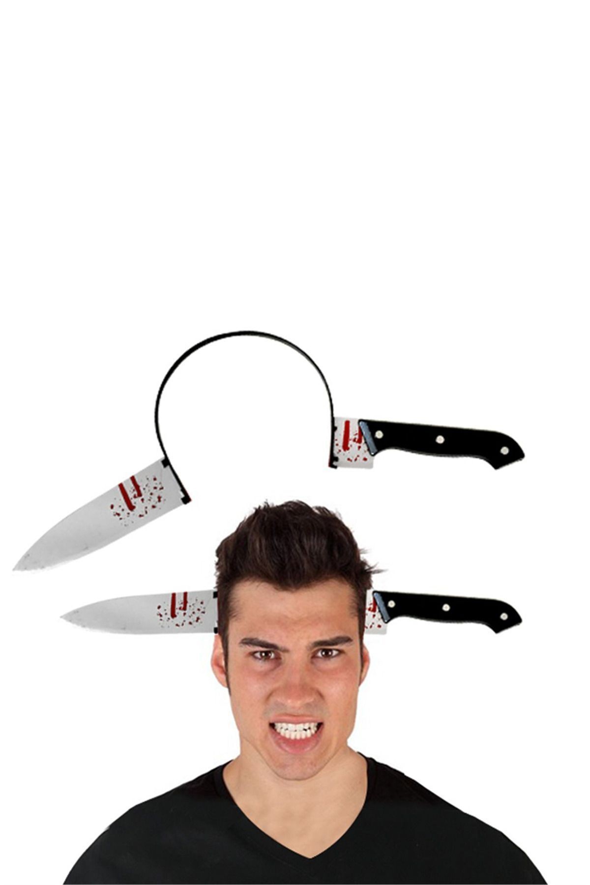Halloween Taç Kanlı Bıçak