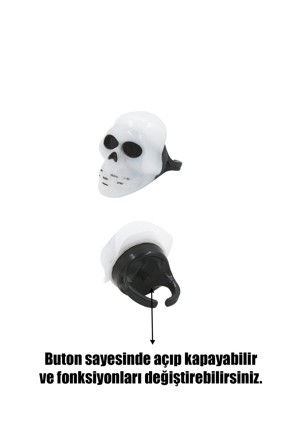 Halloween Kurukafa Yüzük Işıklı Fonksiyonlu