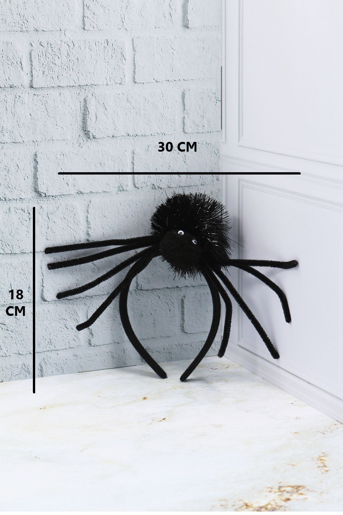 Halloween Temalı Parti Tacı Örümcekli Model