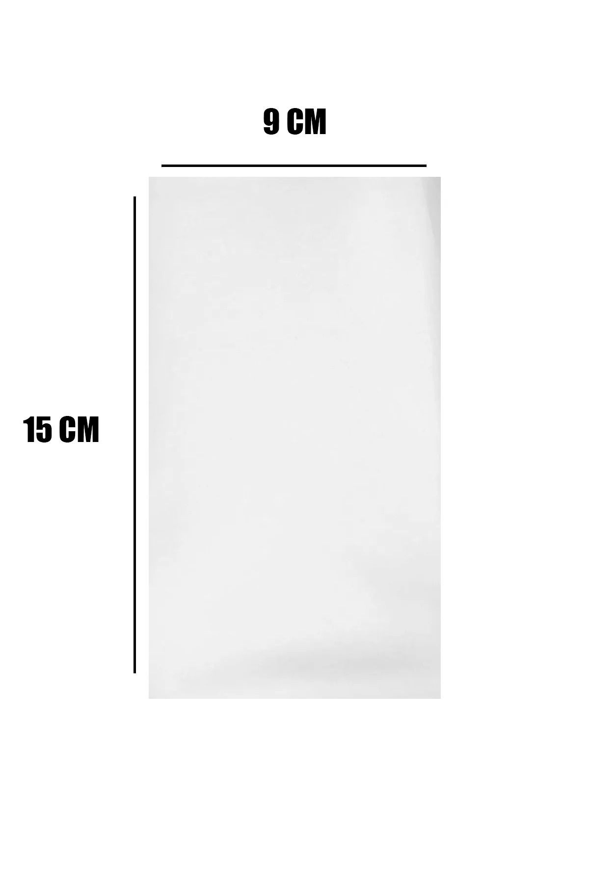Kurabiye Ve Şekerleme Poşeti Gıda Jelatini 9x15 Cm 100 gr Takribi 100 Adet