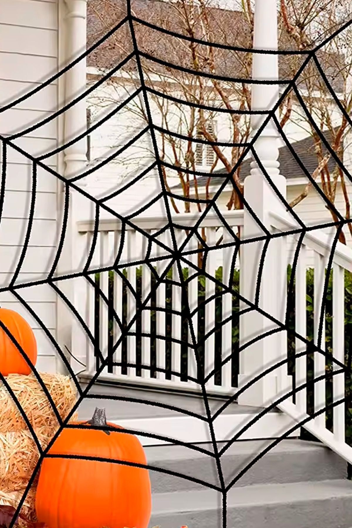 Halloween Örümcek Ağı Siyah 150 cm