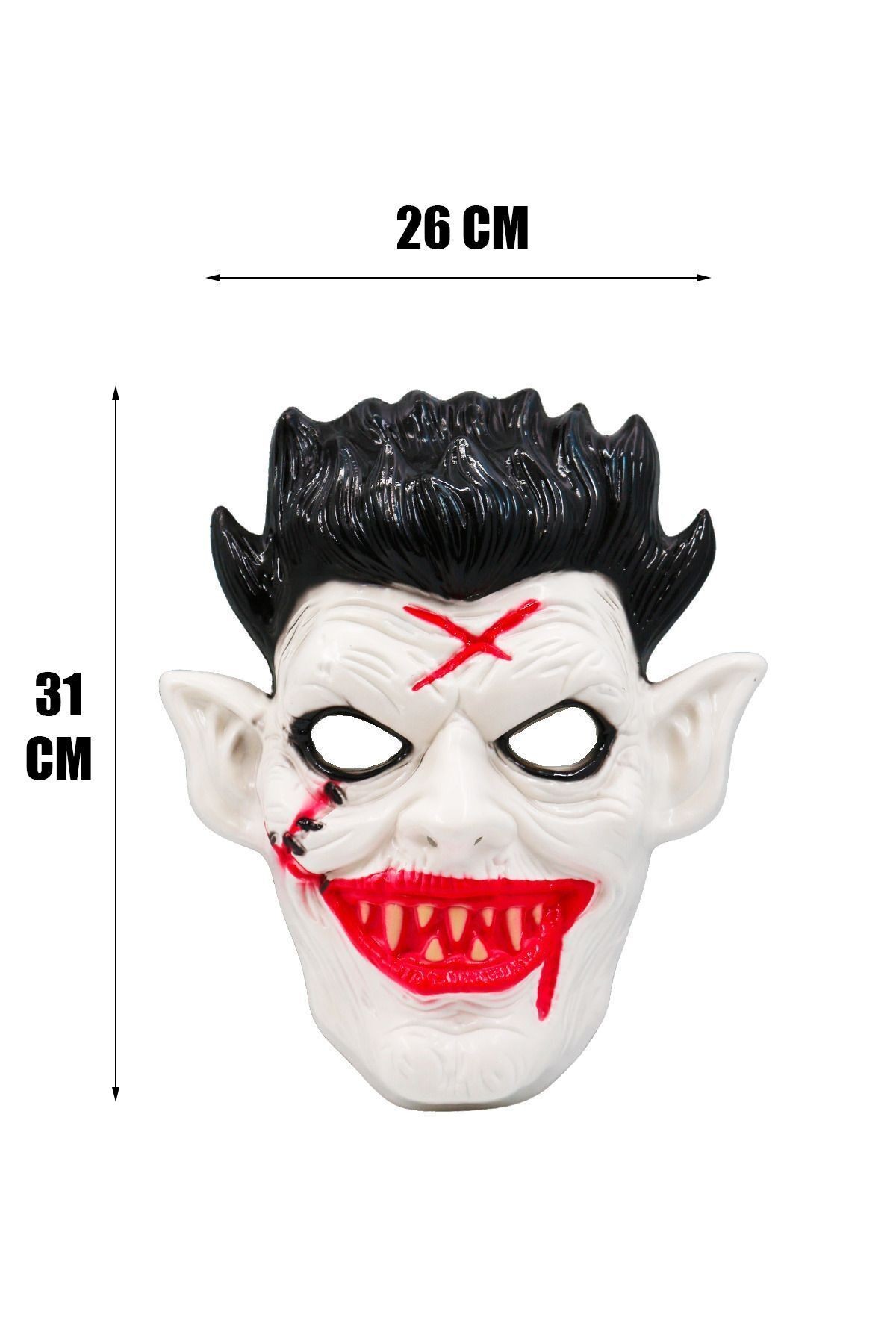Halloween Yara Efektli Kanlı Ağız Korku Maskesi