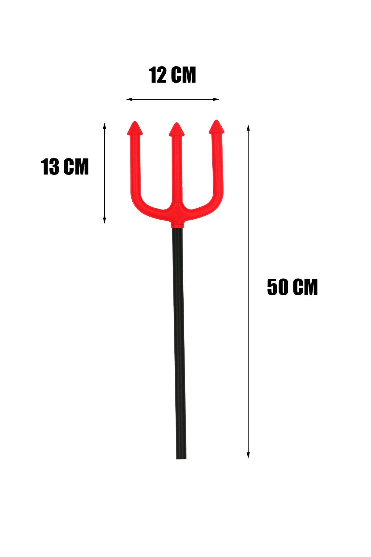Halloween Şeytan Mızrağı 50 cm Küçük Boy Çocuklar İçin İdeal Boyutta