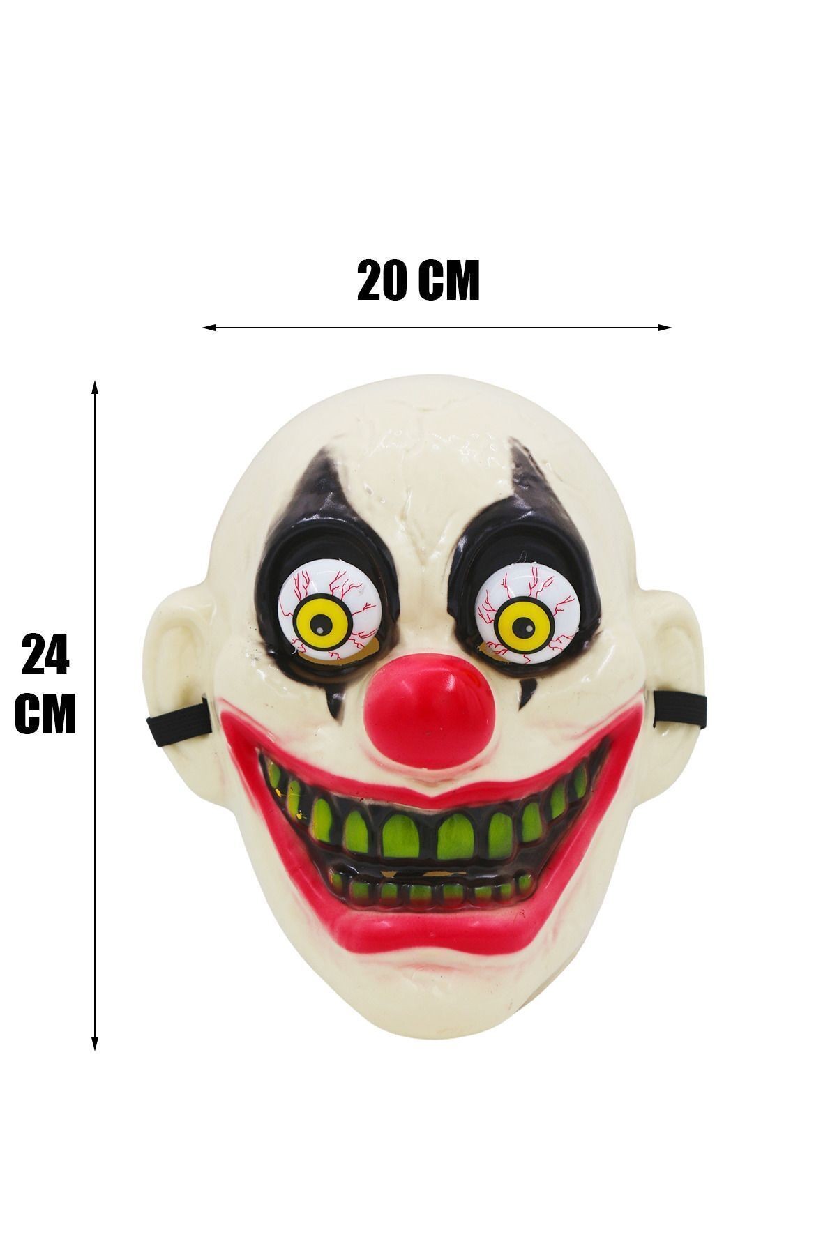 Halloween Oynar Gözlü Palyaço Maskesi