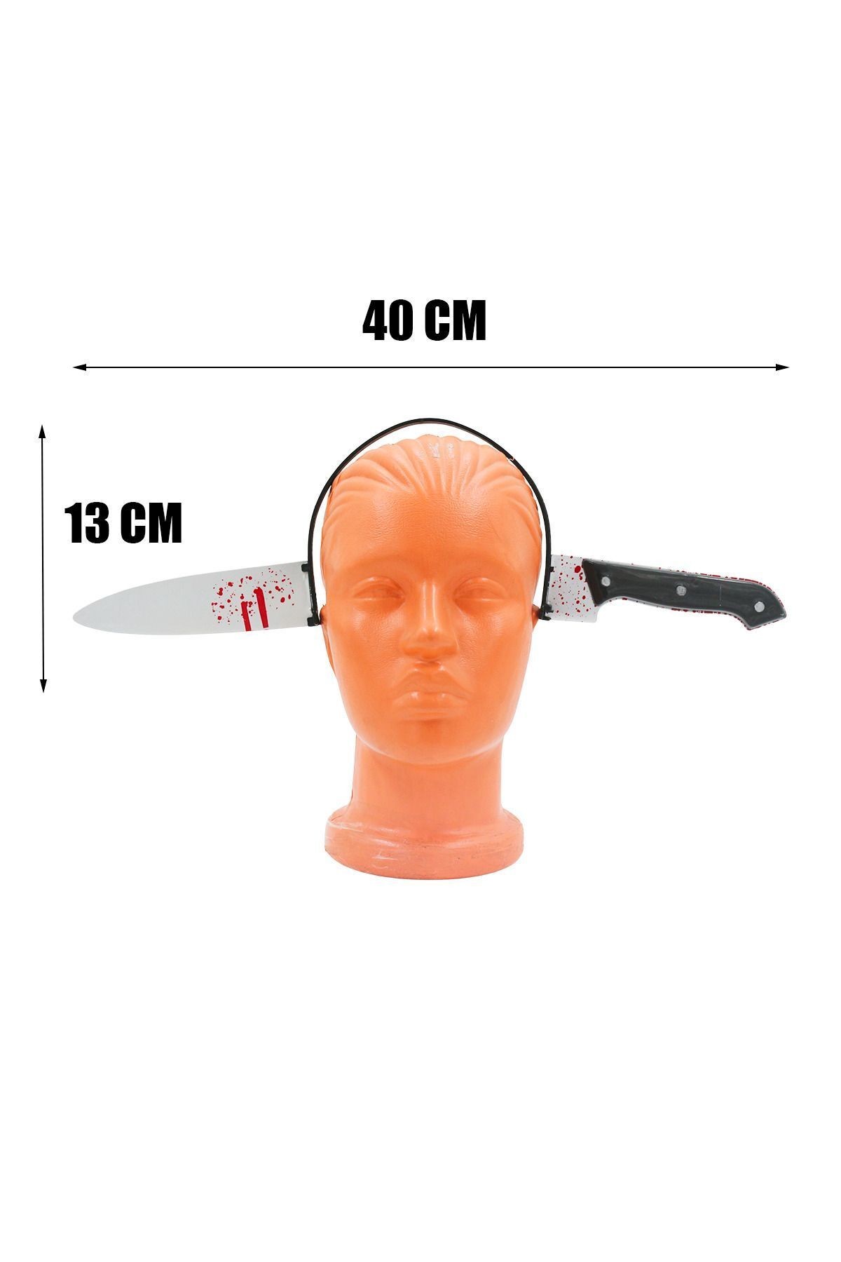 Halloween Taç Kanlı Bıçak