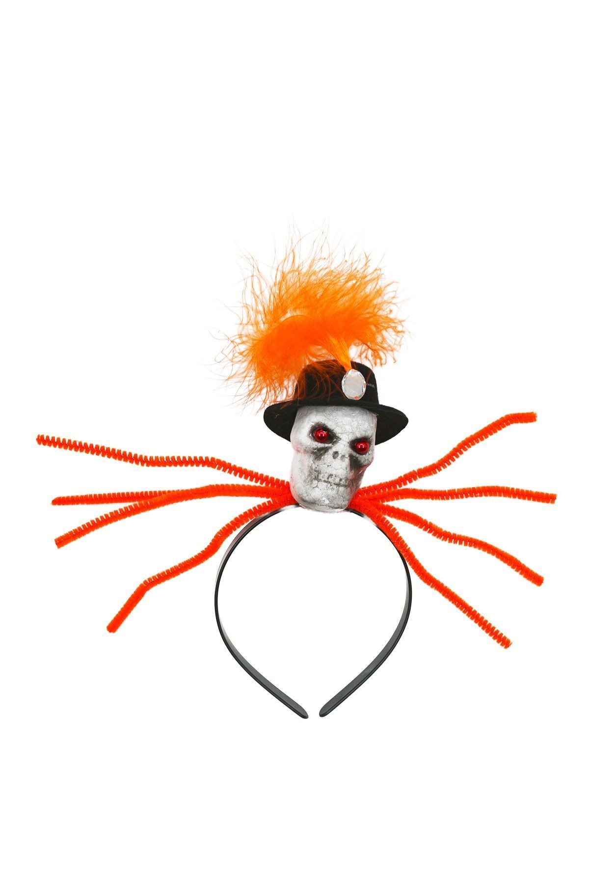 Halloween Temalı Parti Tacı Kurukafa Model