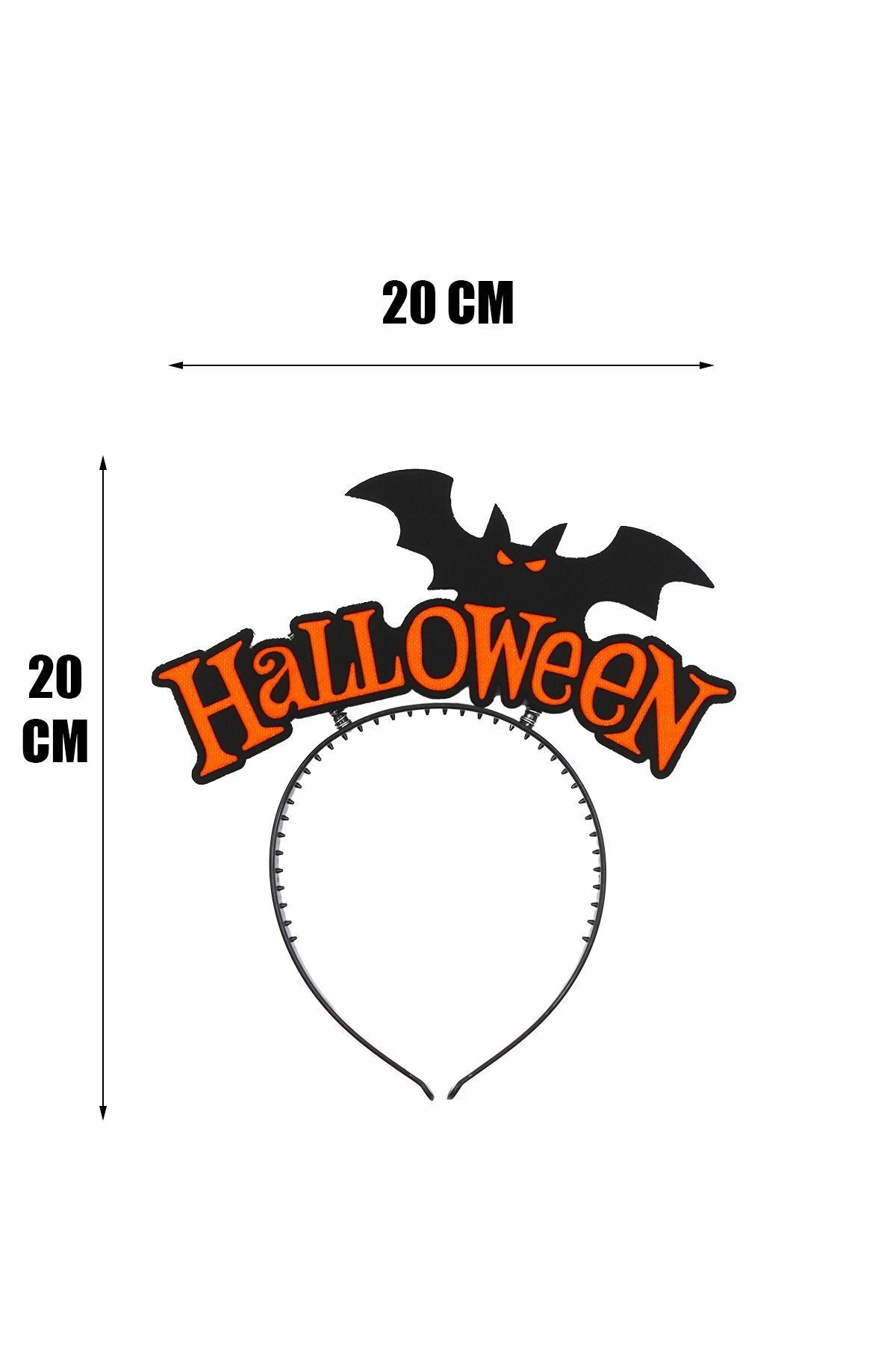 Halloween Temalı Parti Tacı Yarasalı Model