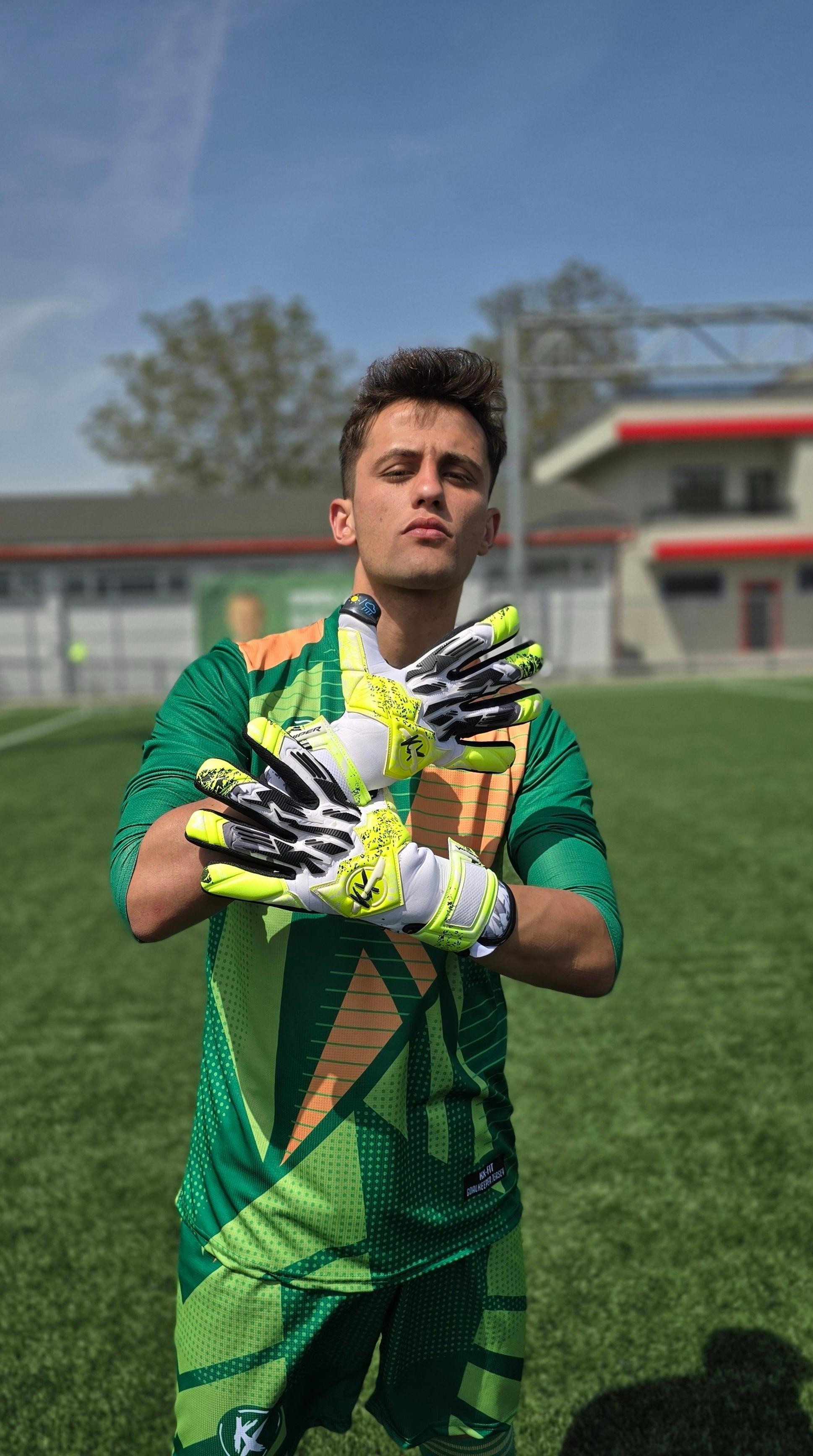 Kx VİPER ‘NEON GREEN’ Elite Goalkeeper Gloves