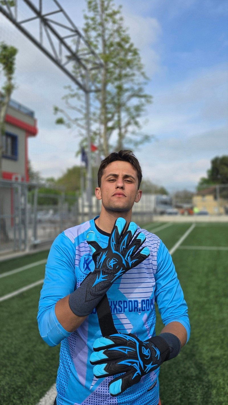 Kx ‘Volf’ Negatif Kesim Profesyonel Maç Eldiveni 🧤 'AQUA'
