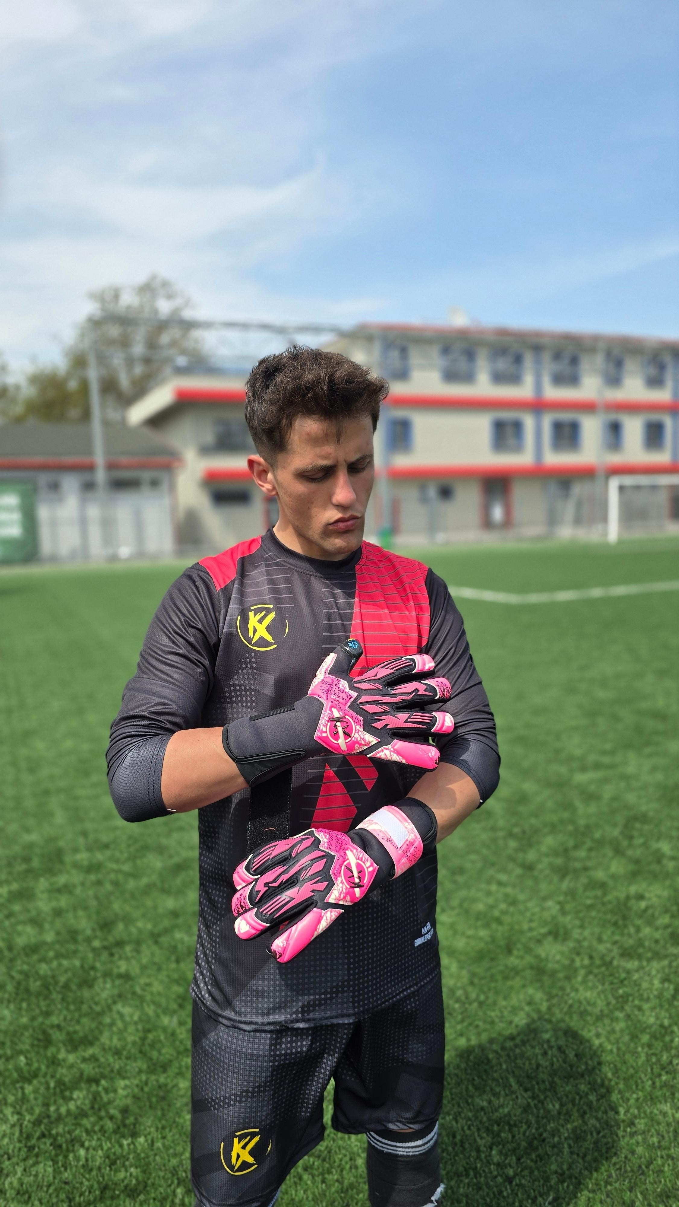 Kx VIPER ‘PINK’ Elite Goalkeeper Gloves