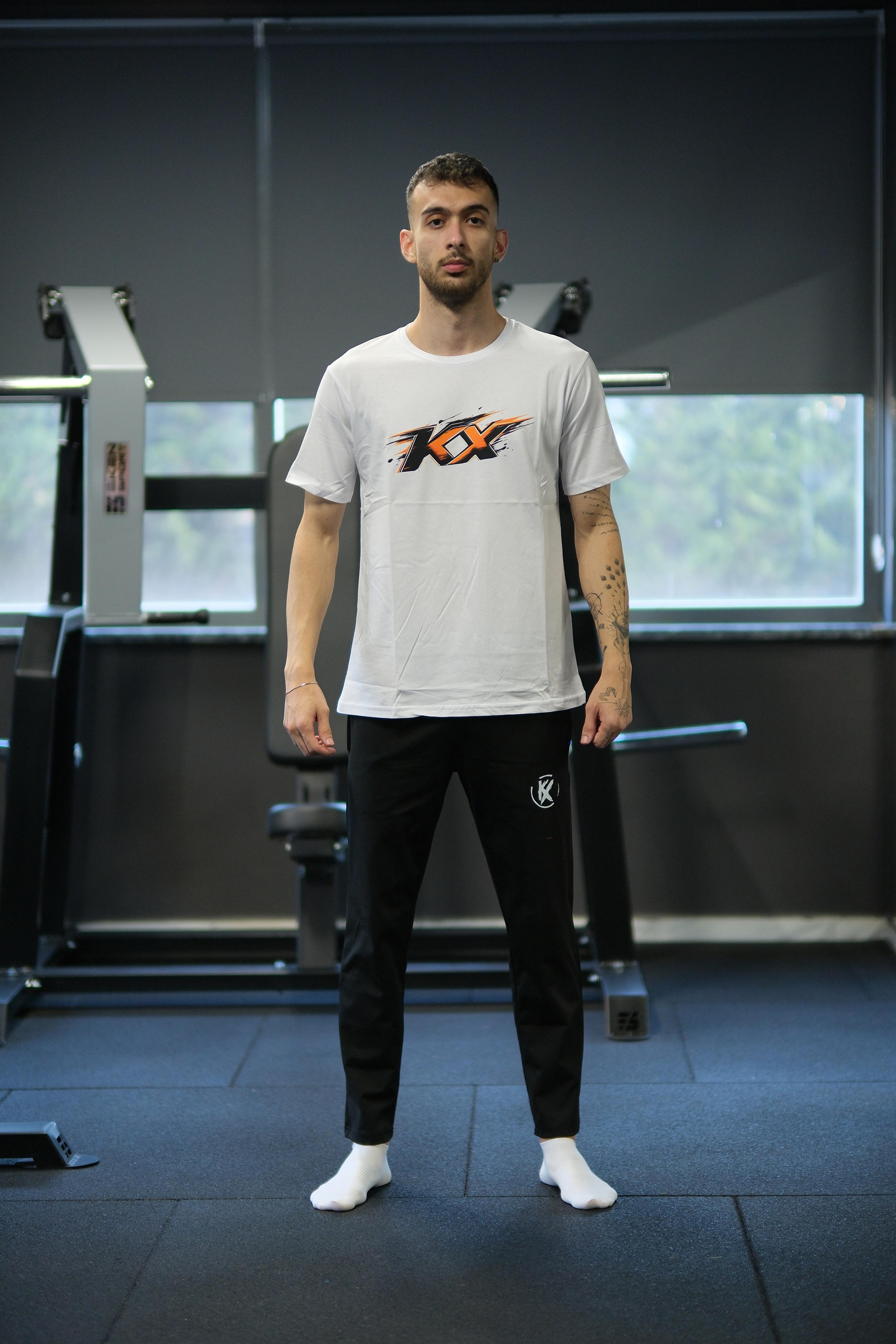 KX Logolu Spor Tişört