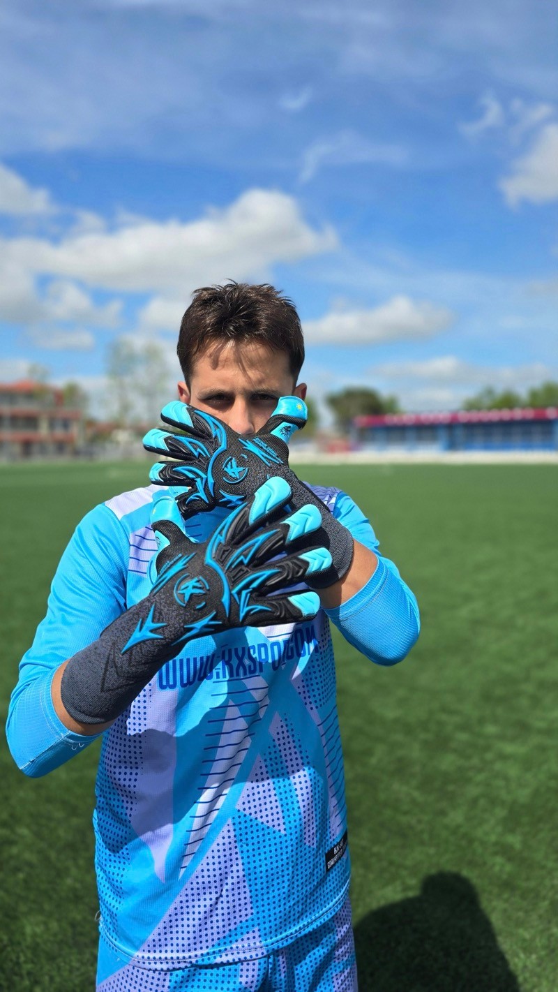 Kx ‘Volf’ Negatif Kesim Profesyonel Maç Eldiveni 🧤 'AQUA'