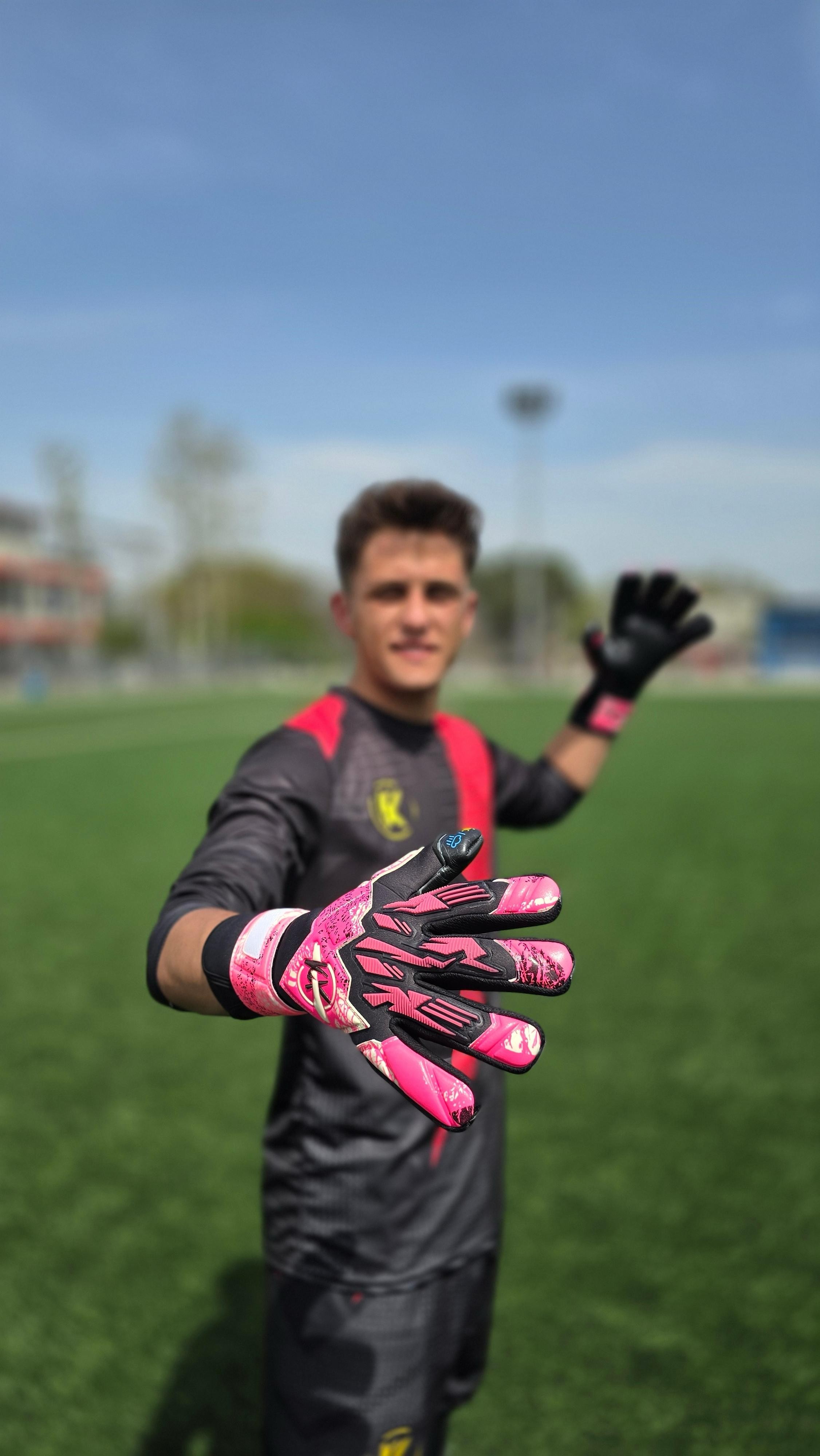 Kx VIPER ‘PINK’ Elite Goalkeeper Gloves