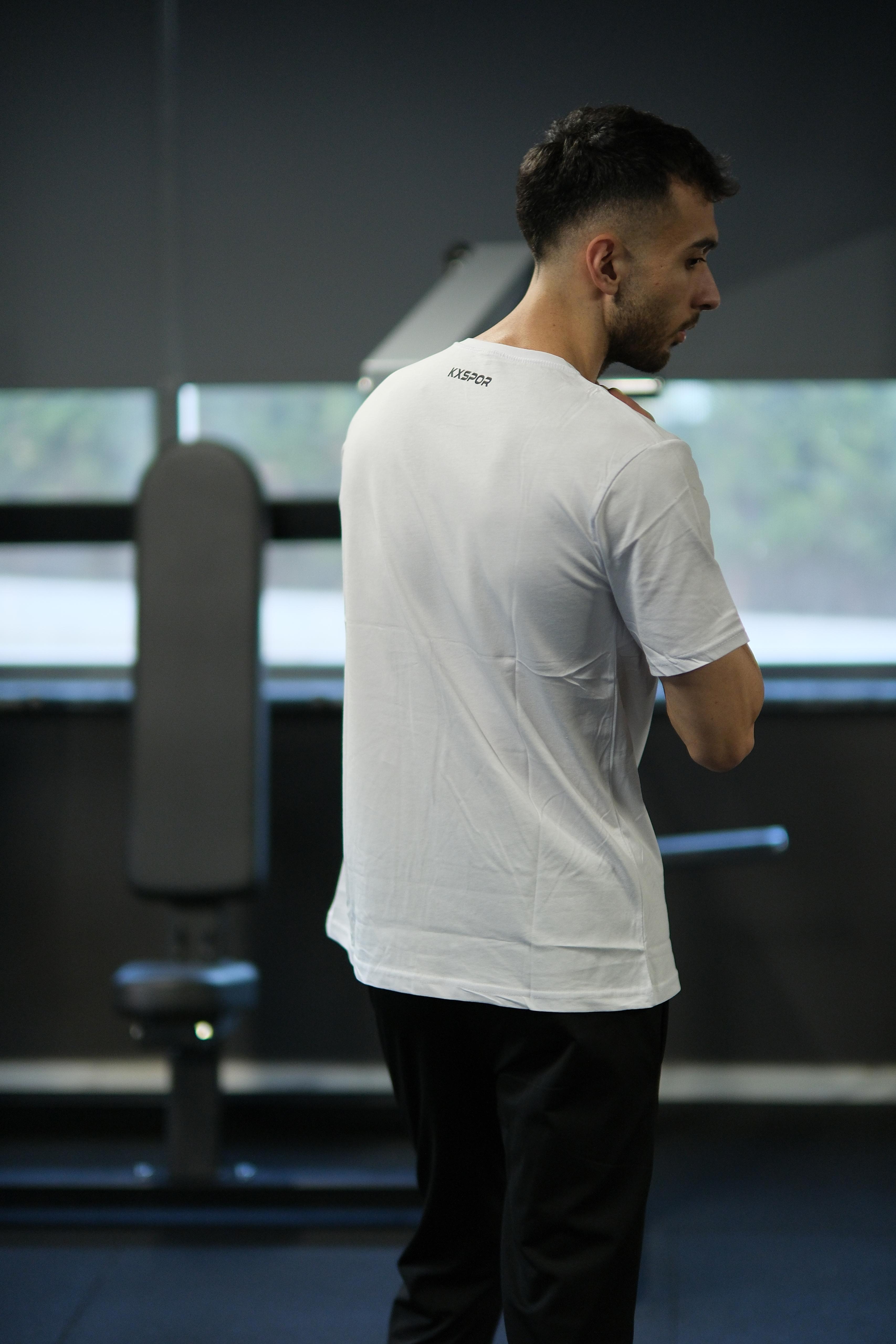 KX Logolu Spor Tişört